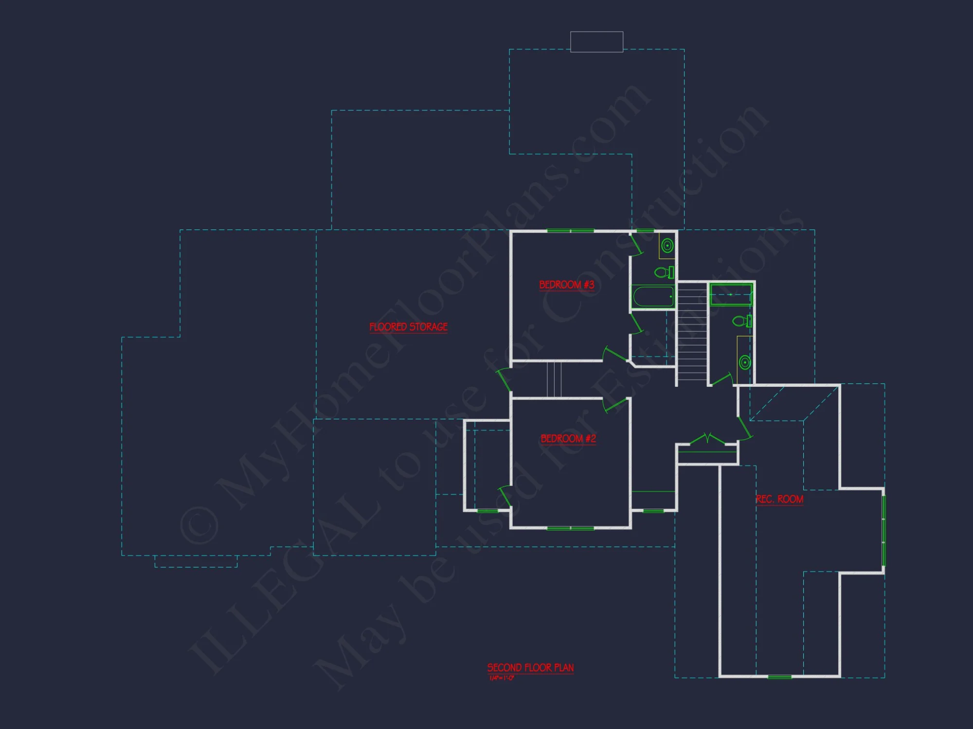 Elegant house Floor Plan: CAD Blueprint with Modern Designs