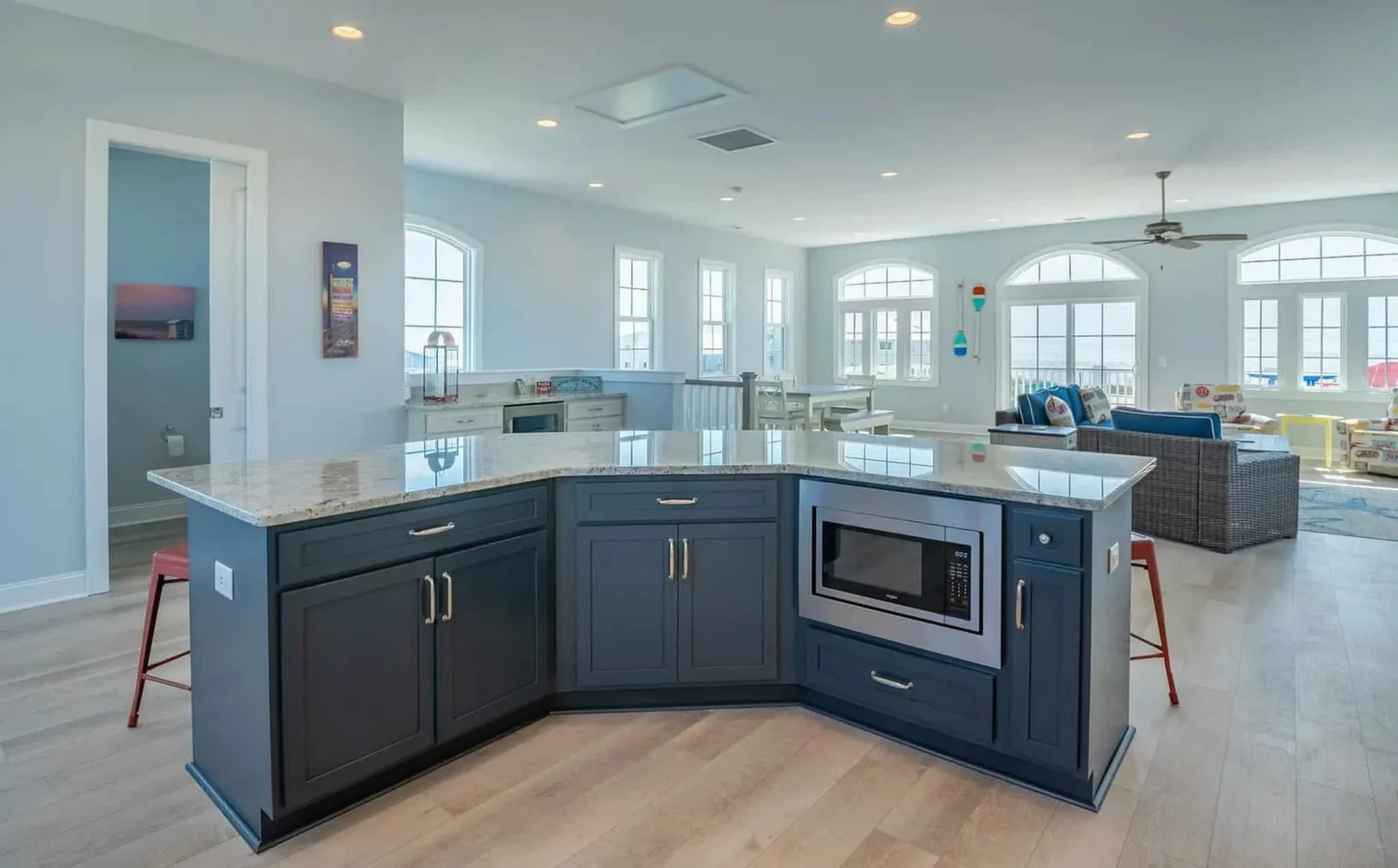 3-Story house Plan with CAD Designs & Vaulted Ceilings