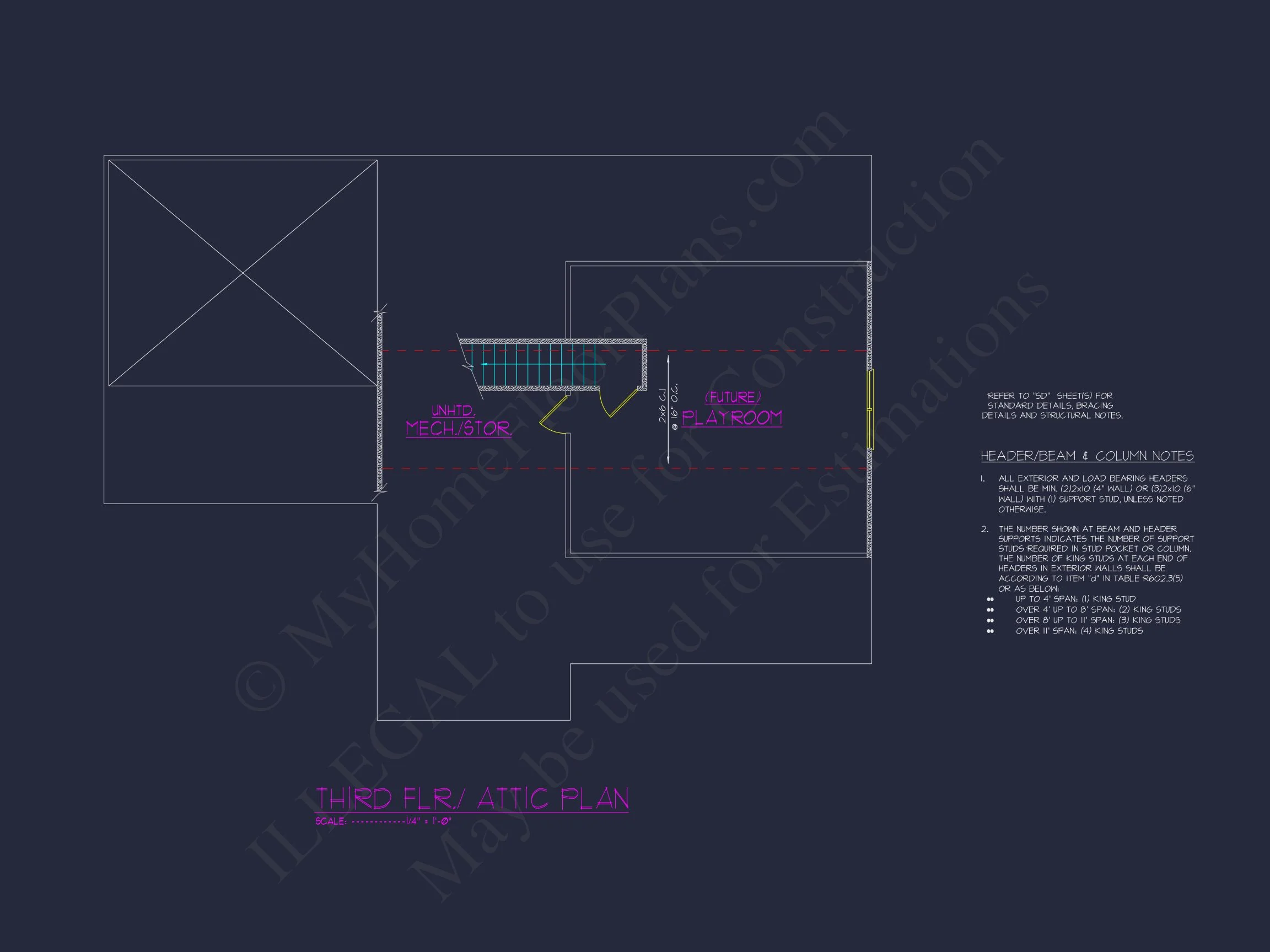 Classic house Floor Plan with CAD, Blueprint, Unique Designs