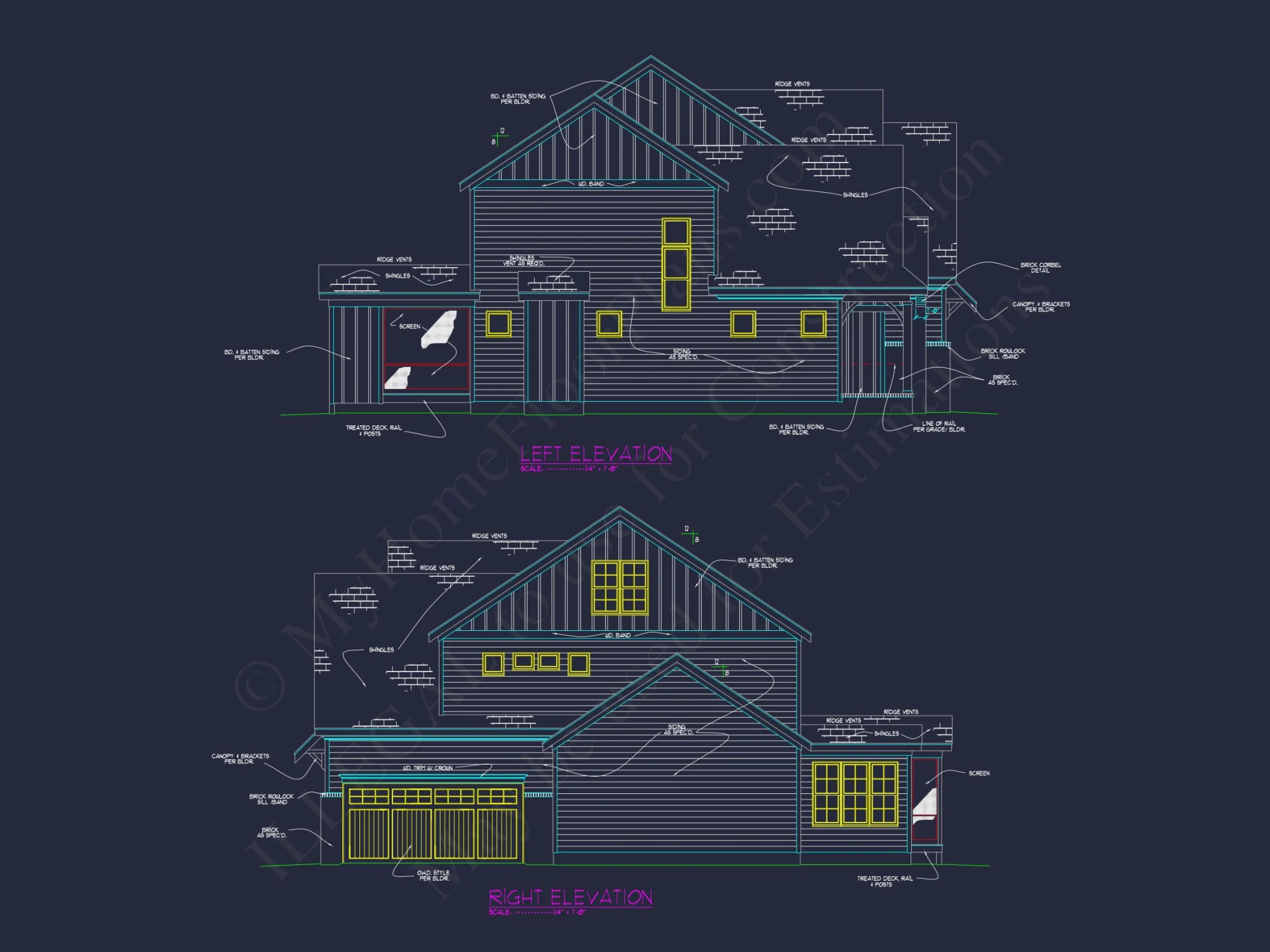 Classic house Floor Plan with CAD, Blueprint, Unique Designs