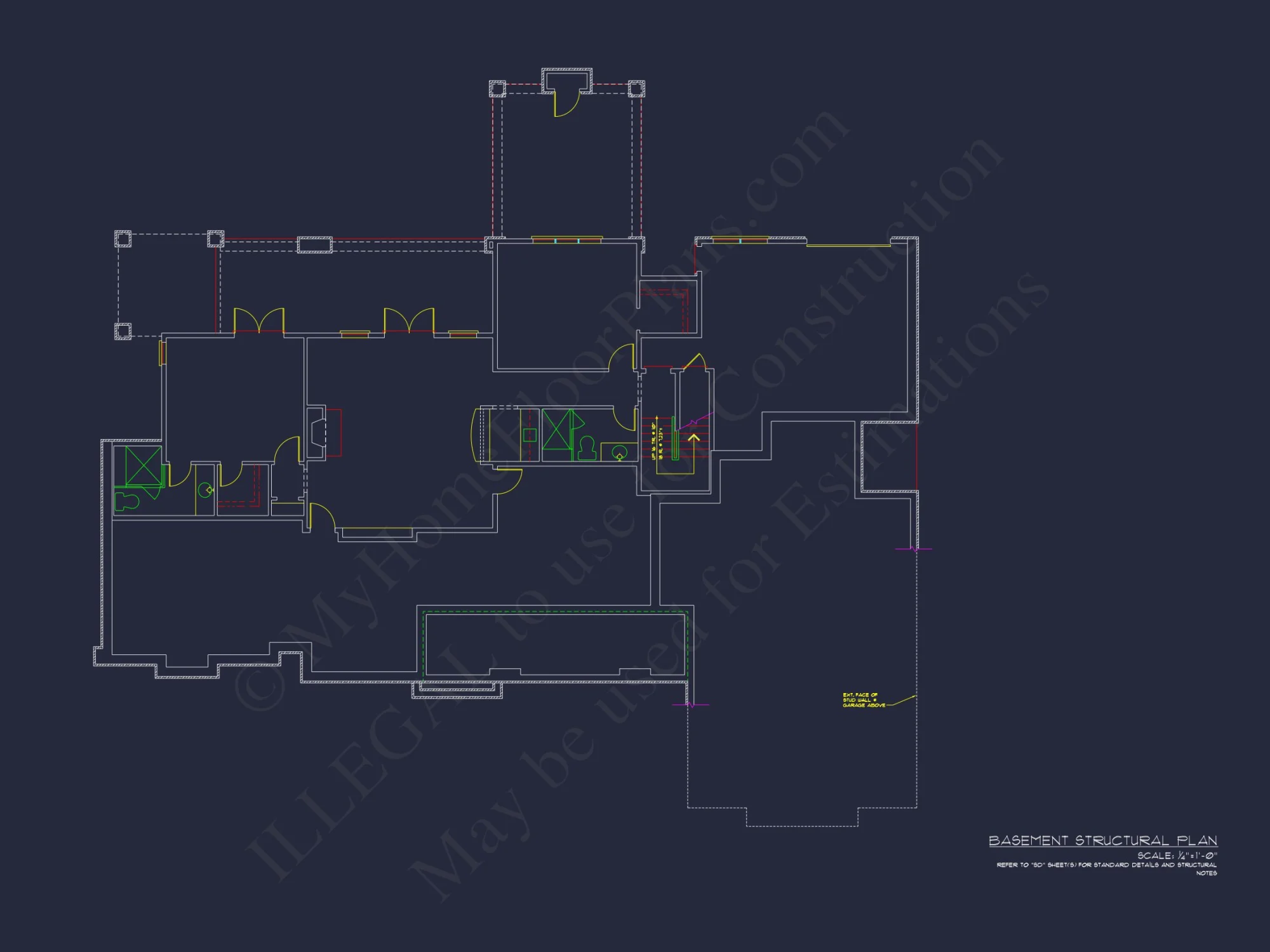 Stunning Craftsman house Plan with 5 Bedrooms and Full Blueprint