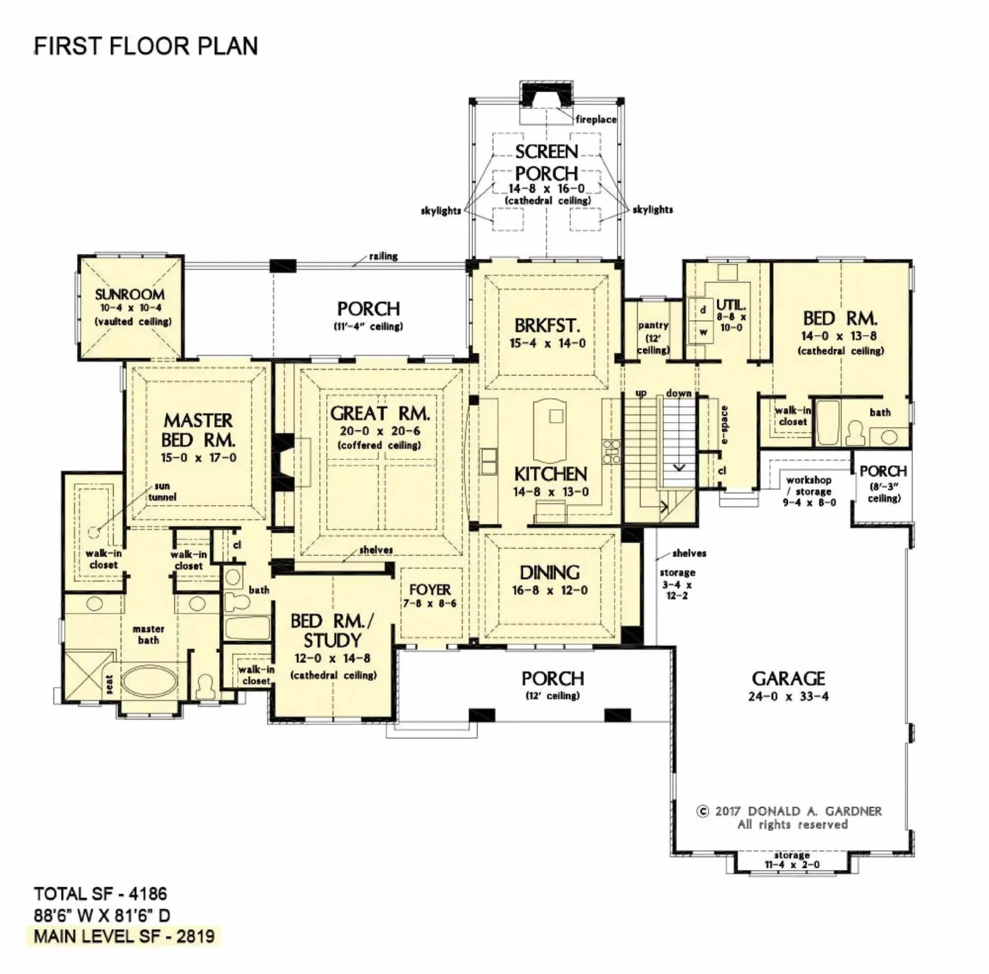 Stunning Craftsman house Plan with 5 Bedrooms and Full Blueprint