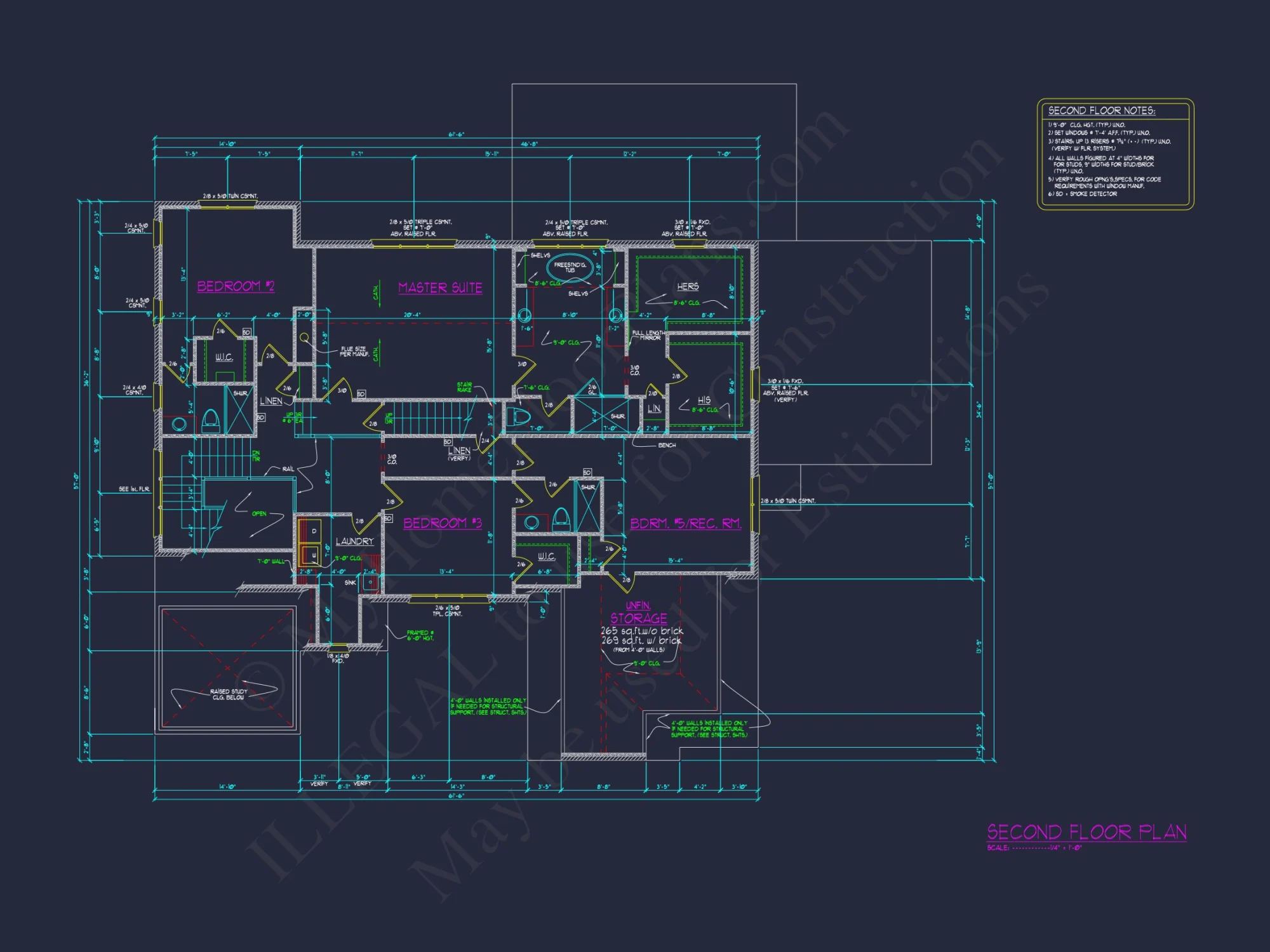 Luxury house Plan with 6 Bedrooms, 7 Baths, and 3 Stories