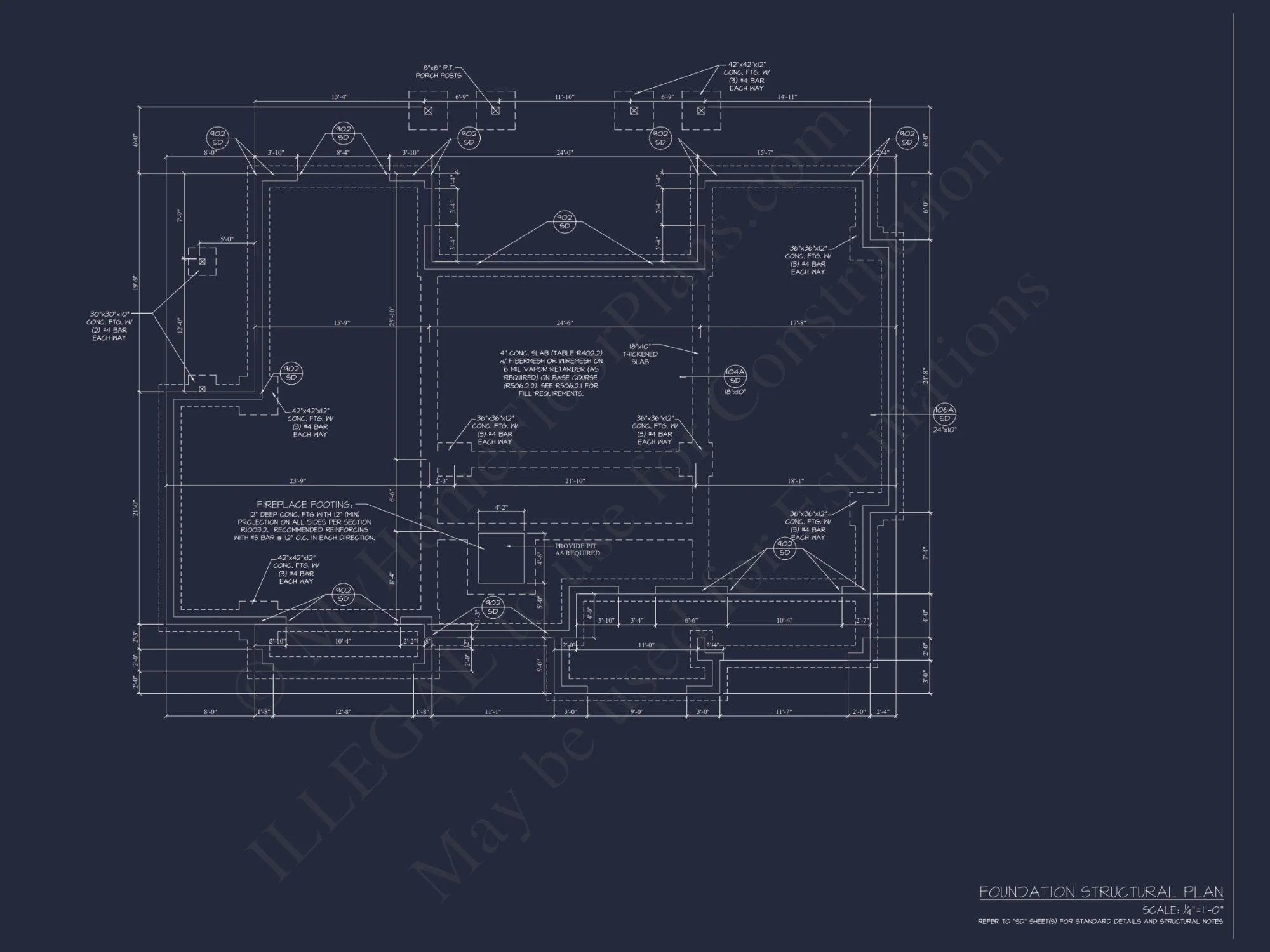 Spacious house Floor Plan: 2-Story Architectural Design with CAD Blueprint