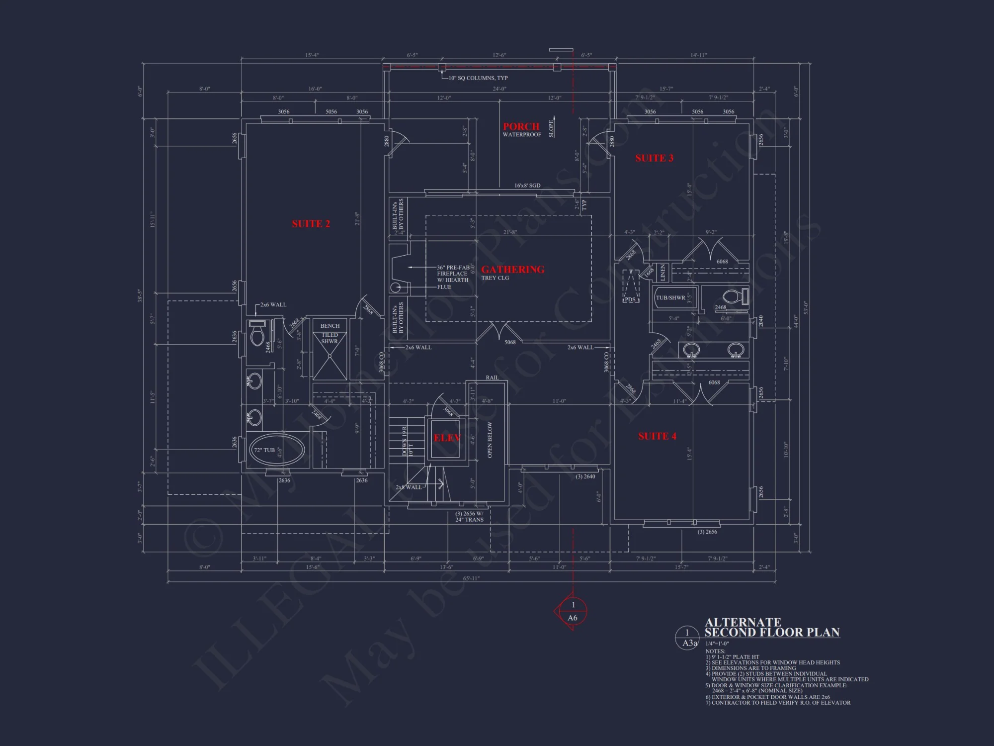 Spacious house Floor Plan: 2-Story Architectural Design with CAD Blueprint