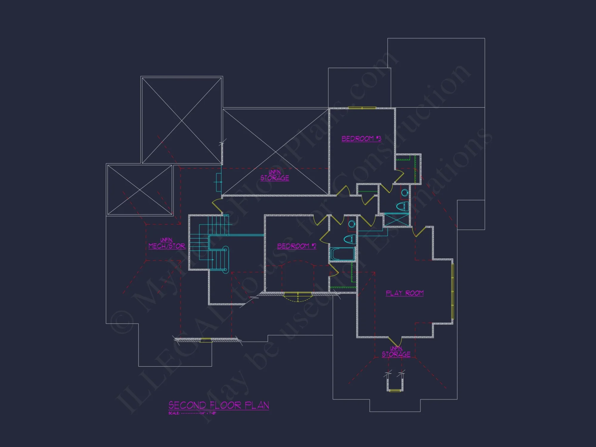 Luxury house Plan with CAD and PDF Designs – 2-Story Floor Blueprint