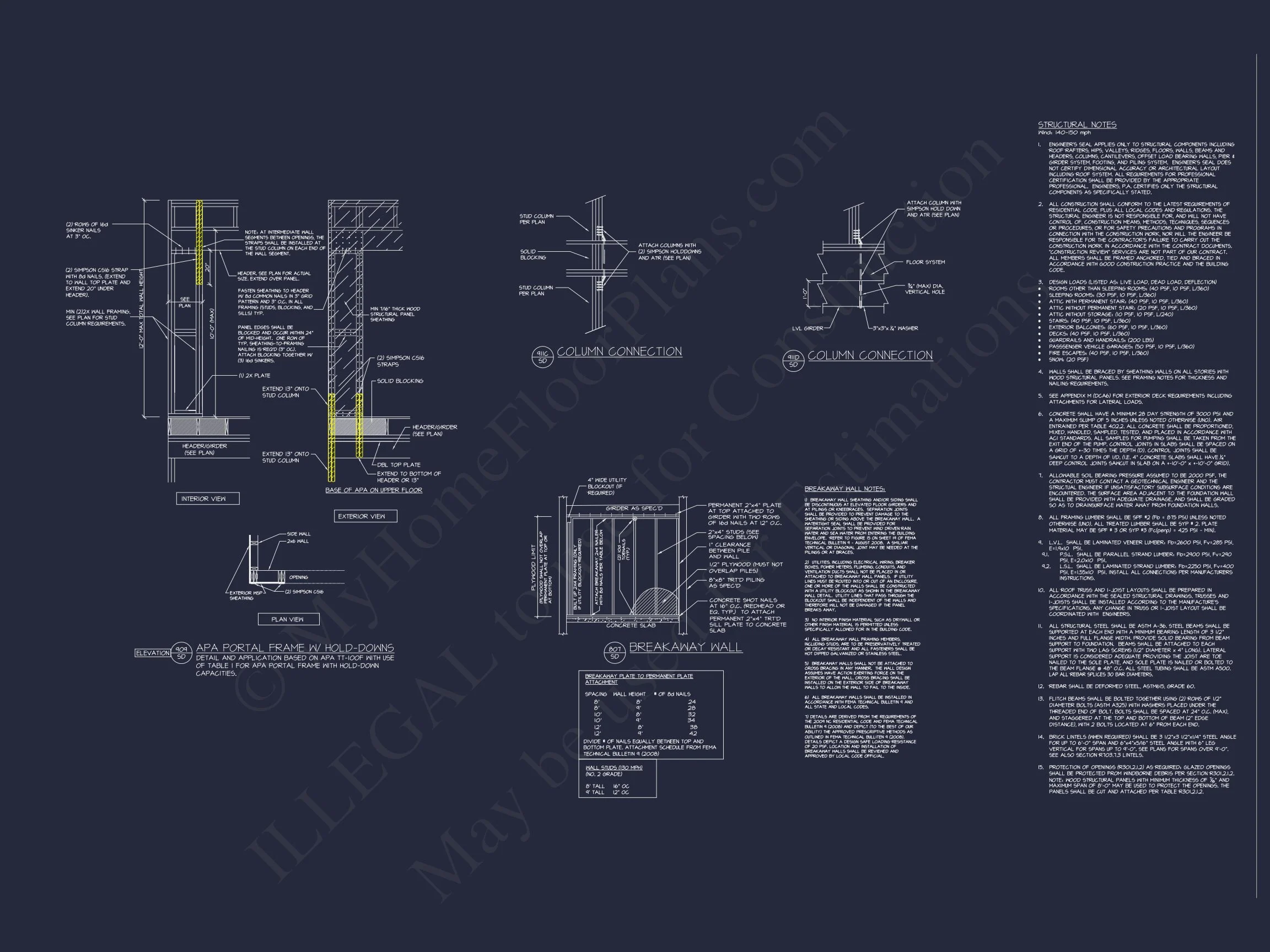 18-1935 HOUSE PLAN - Spacious Beach House Plan with 3 Floors and Modern Designs 26 Spacious Beach house Plan with 3 Floors and Modern Designs