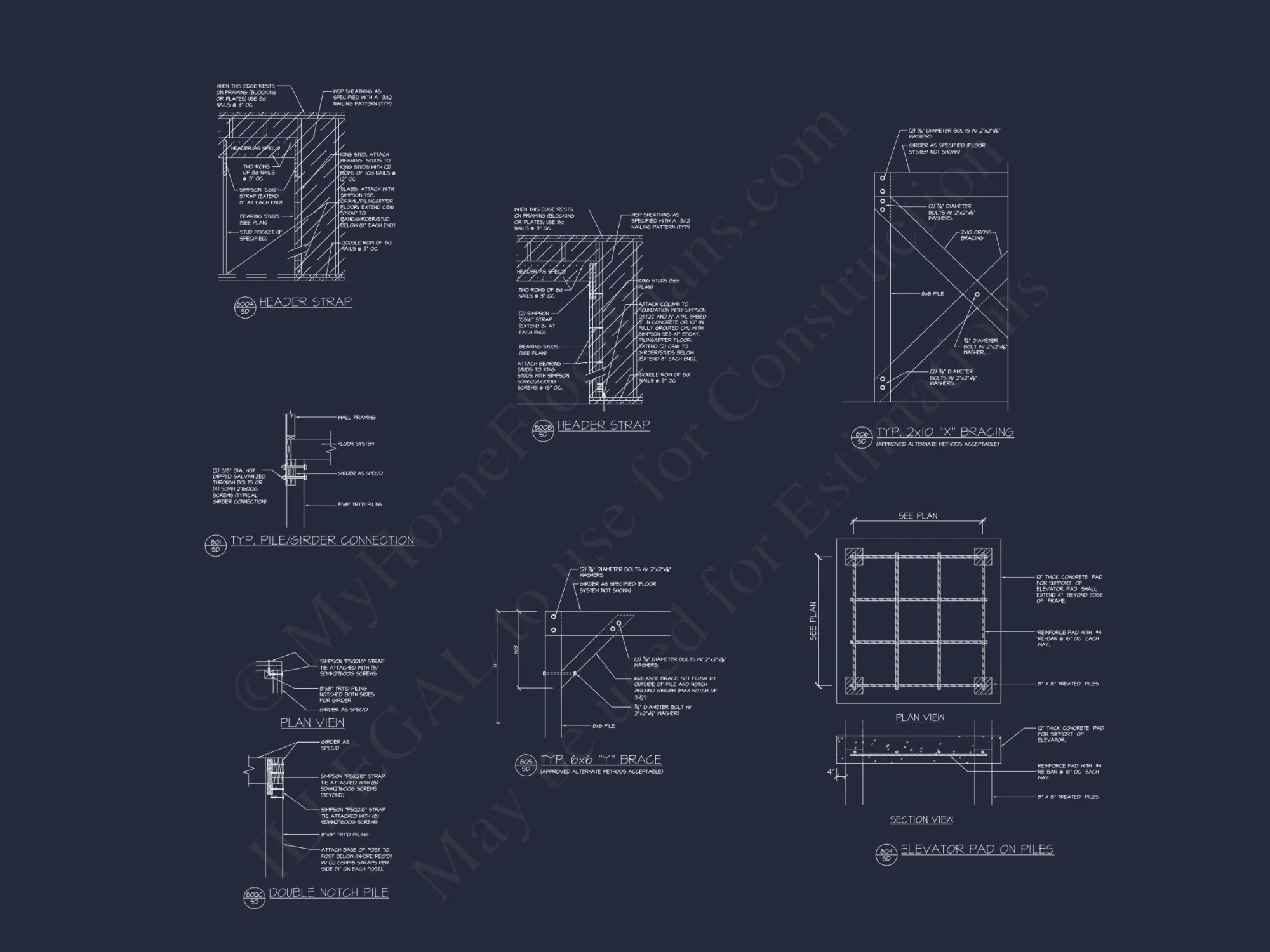 Spacious Beach house Plan with 3 Floors and Modern Designs