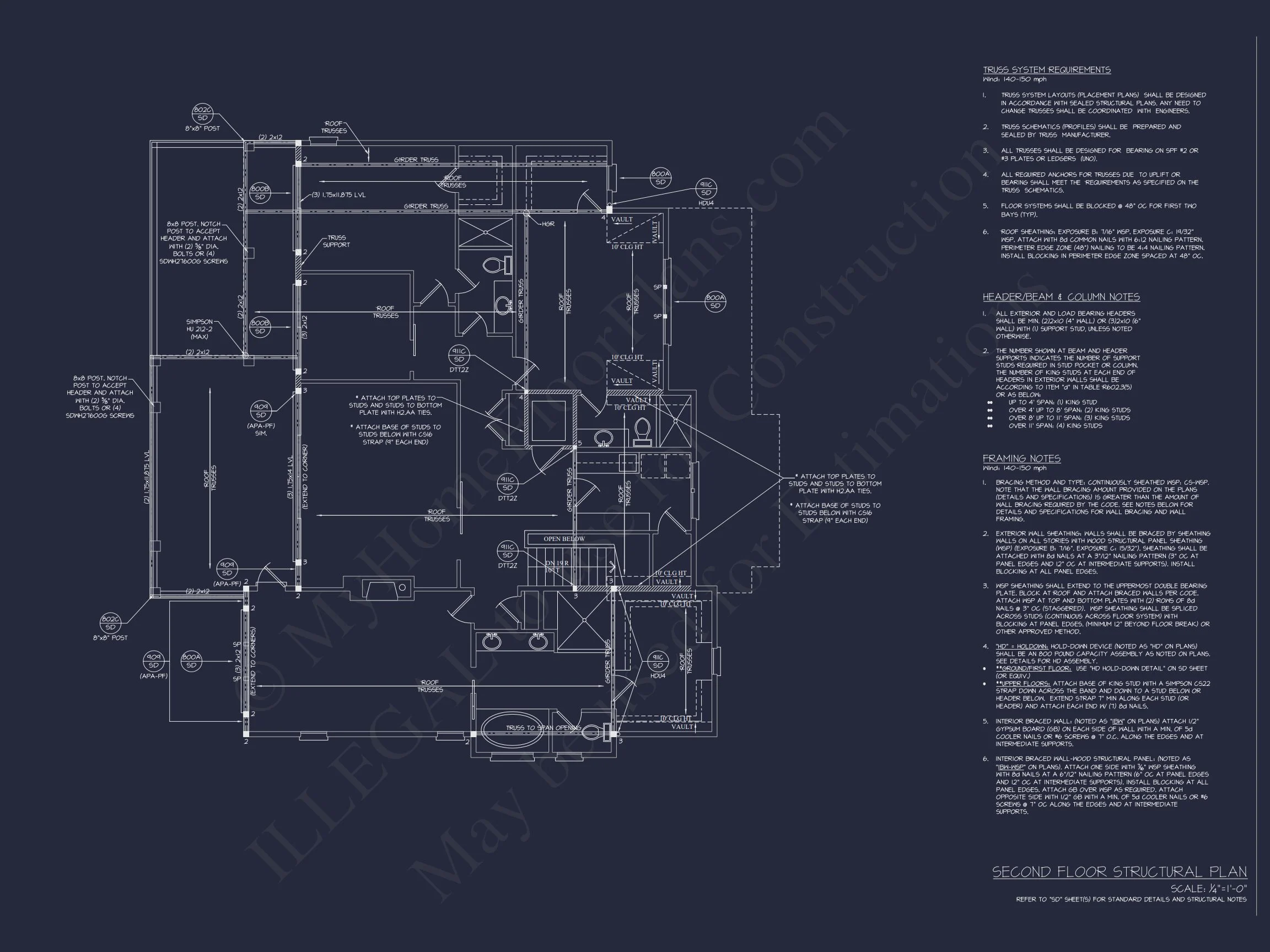 18-1935 HOUSE PLAN - Spacious Beach House Plan with 3 Floors and Modern Designs 23 Spacious Beach house Plan with 3 Floors and Modern Designs