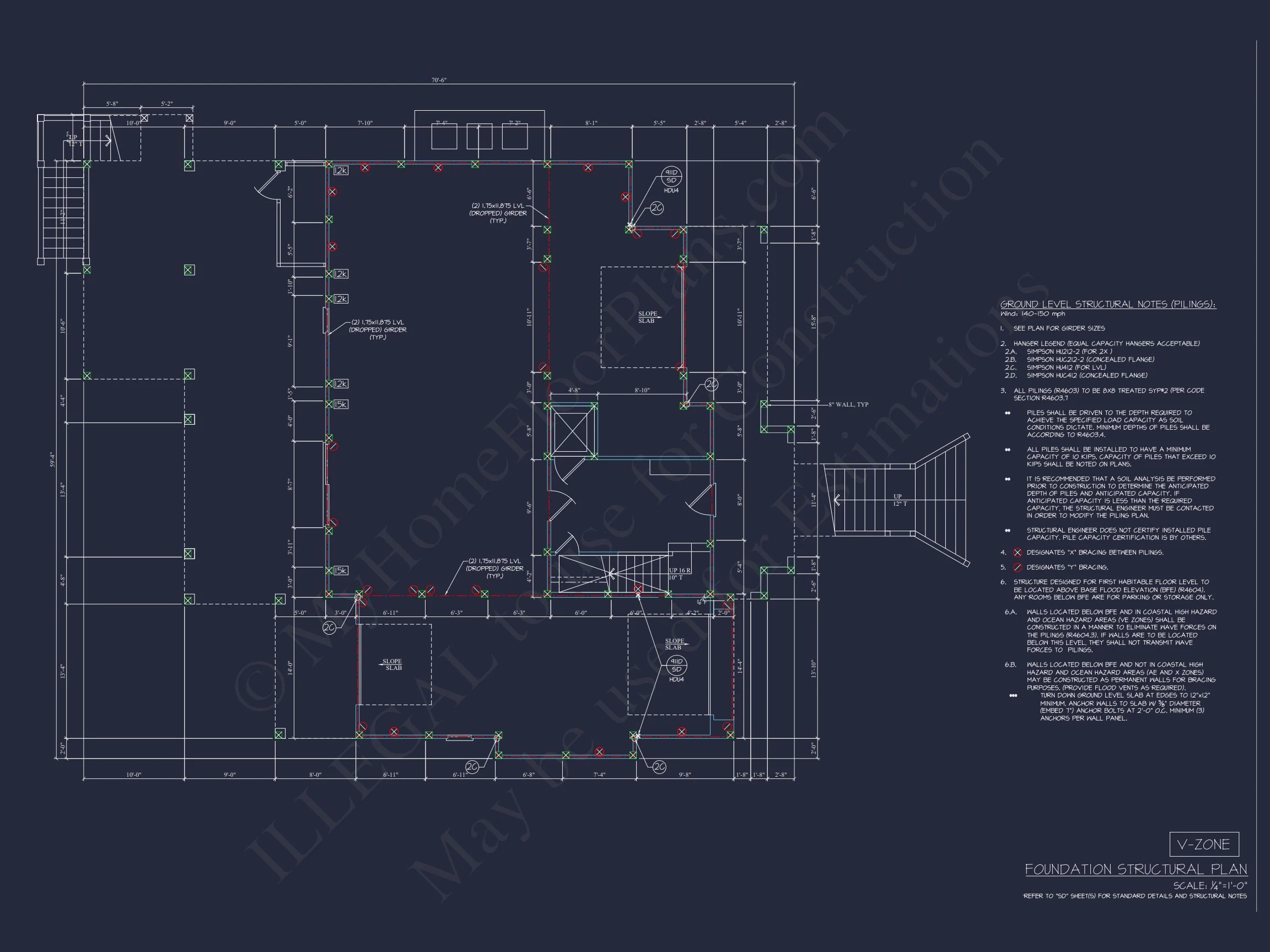 18-1935 HOUSE PLAN - Spacious Beach House Plan with 3 Floors and Modern Designs 20 Spacious Beach house Plan with 3 Floors and Modern Designs