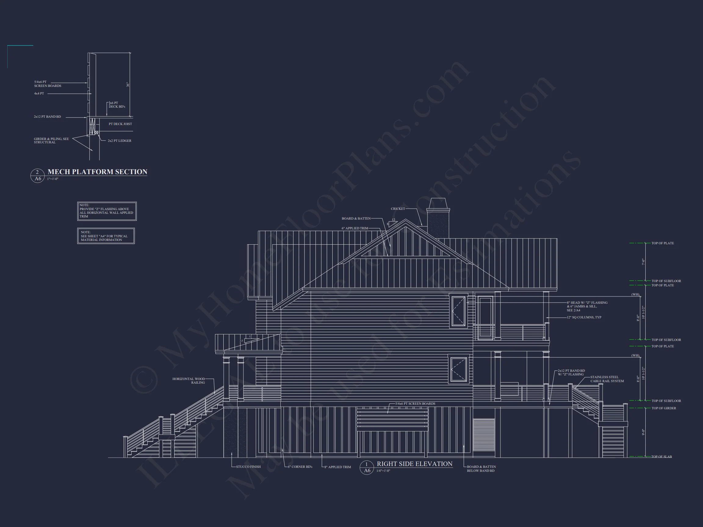 18-1935 HOUSE PLAN - Spacious Beach House Plan with 3 Floors and Modern Designs 8 Spacious Beach house Plan with 3 Floors and Modern Designs