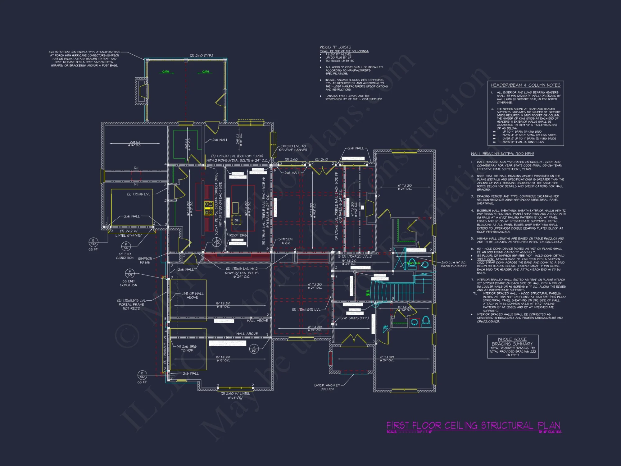 Elegant 3-Story house Floor Plan with Complete CAD Designs