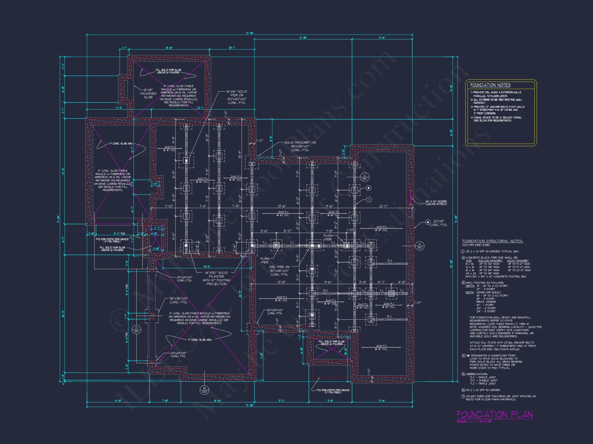 Elegant 3-Story house Floor Plan with Complete CAD Designs
