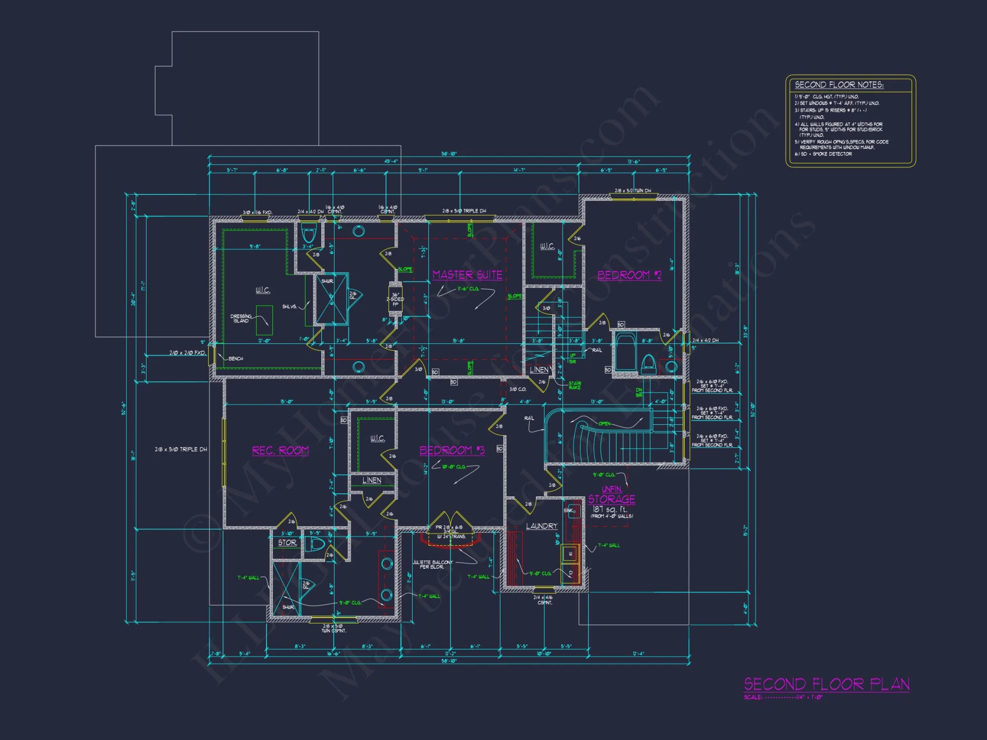 Elegant 3-Story house Floor Plan with Complete CAD Designs