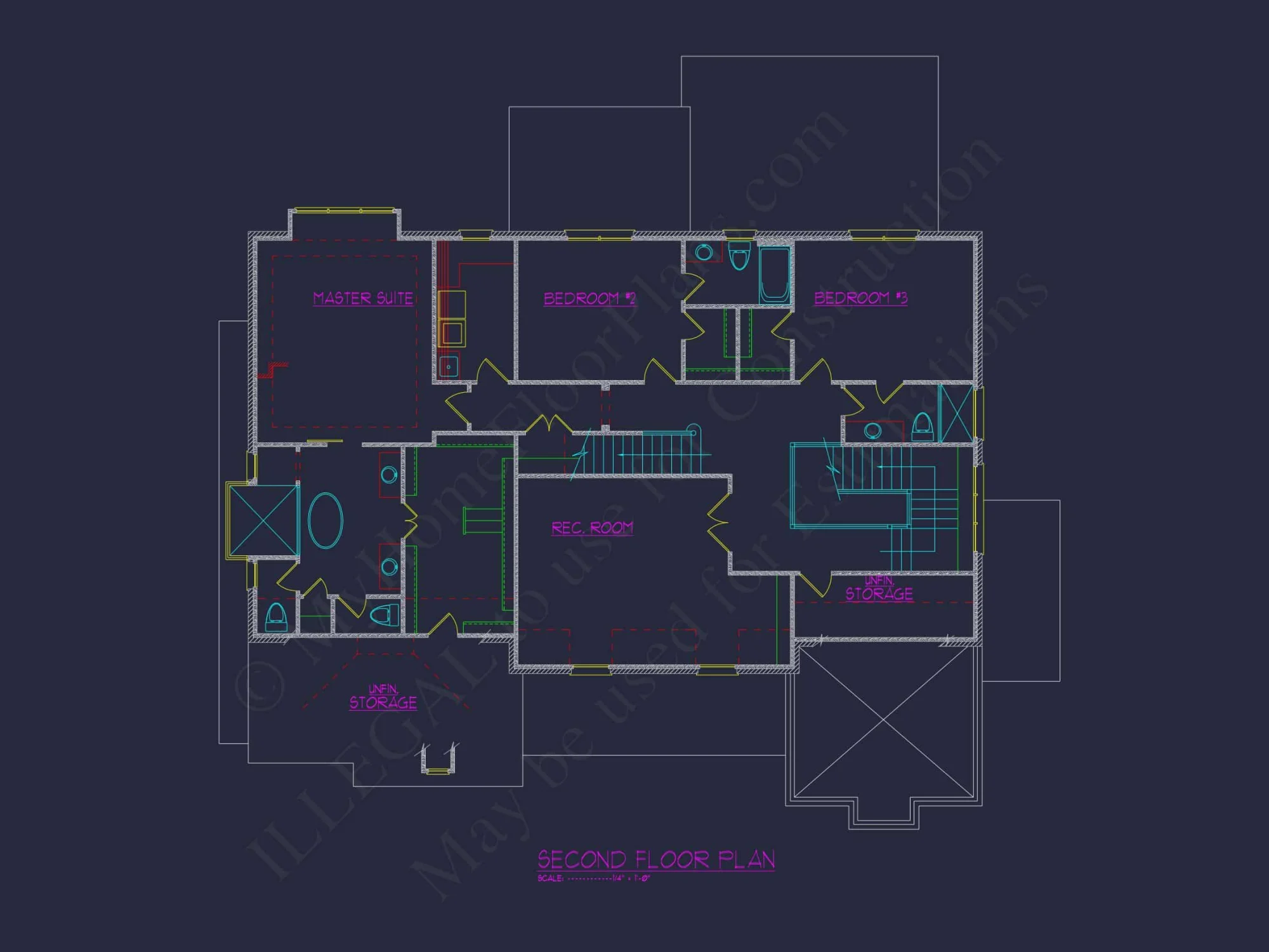 Spacious house Plan with 4 Bedrooms: Floor Plan & Designs