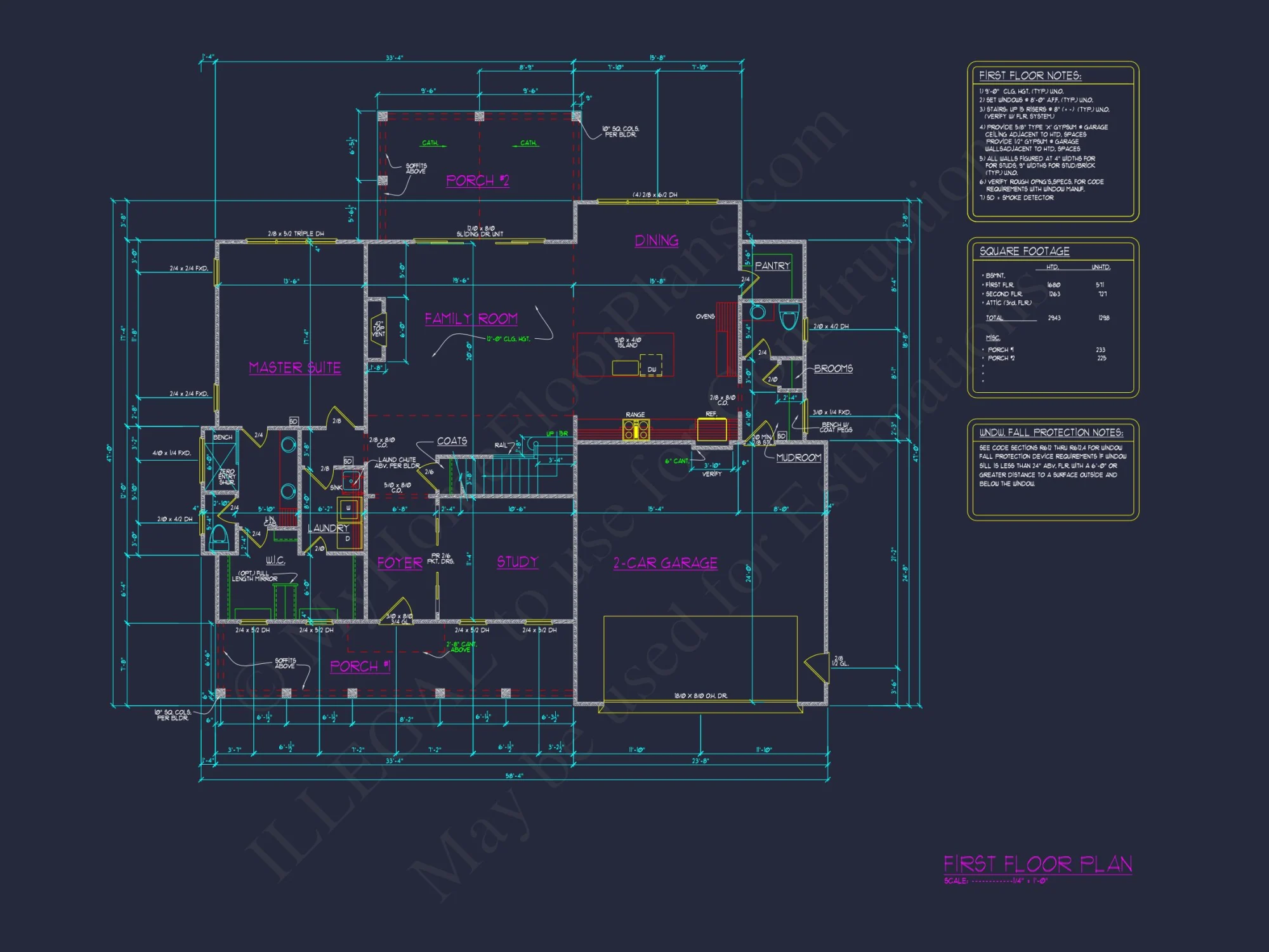 Beautiful Traditional house Floor Plan with CAD Designs