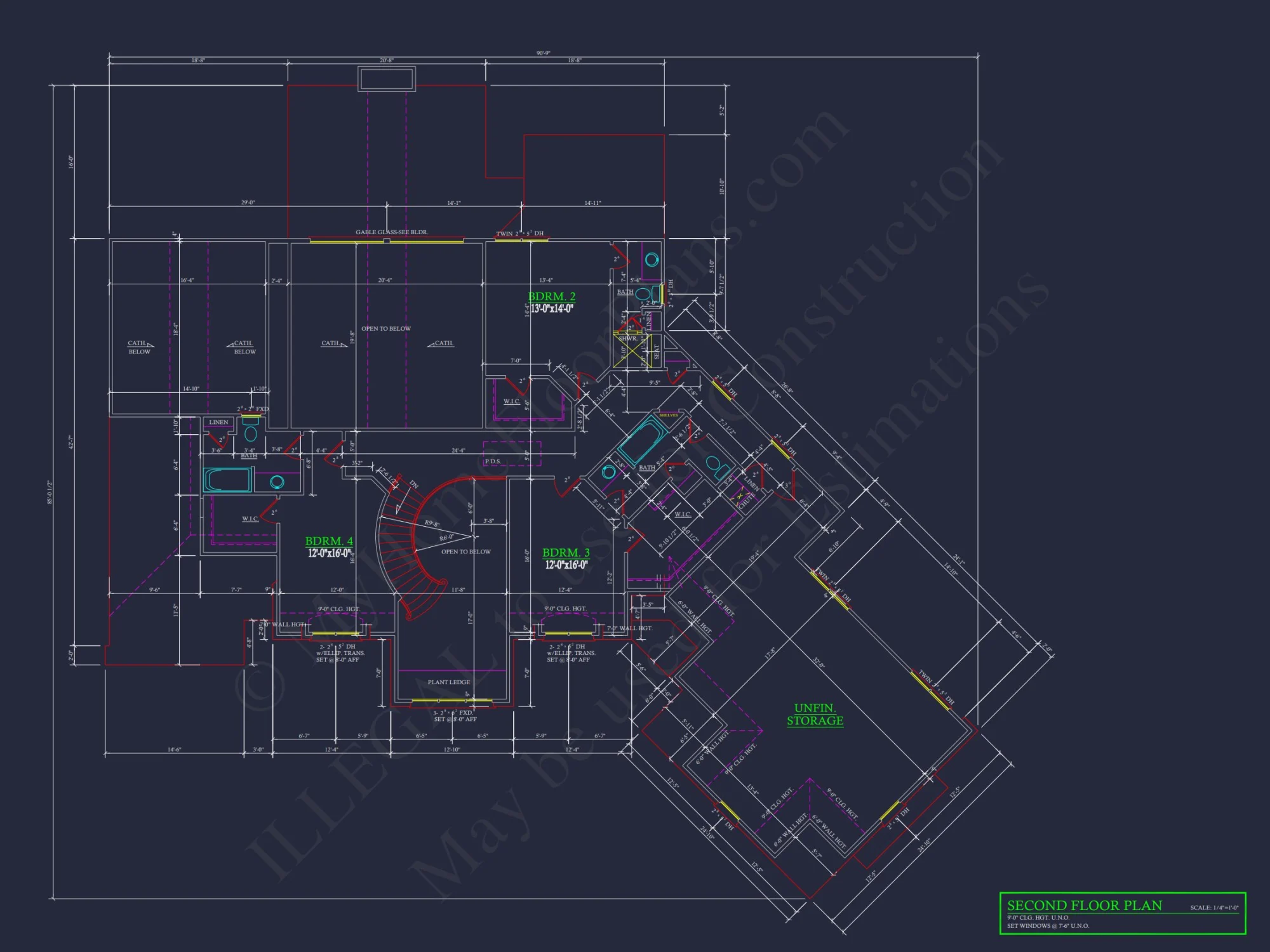 Custom house Plan: 2-Story Designs with Floor and Blueprint Layouts