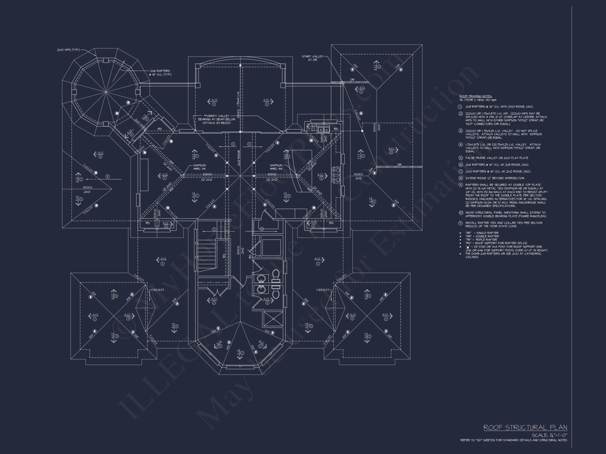Spacious Coastal house Plan with Detailed Floor Plans & CAD Designs