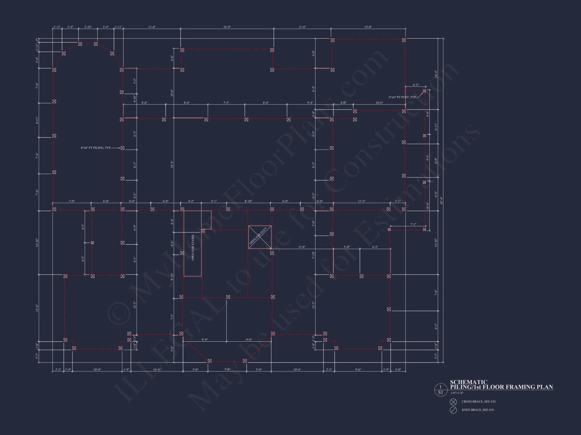 Spacious Coastal house Plan with Detailed Floor Plans & CAD Designs