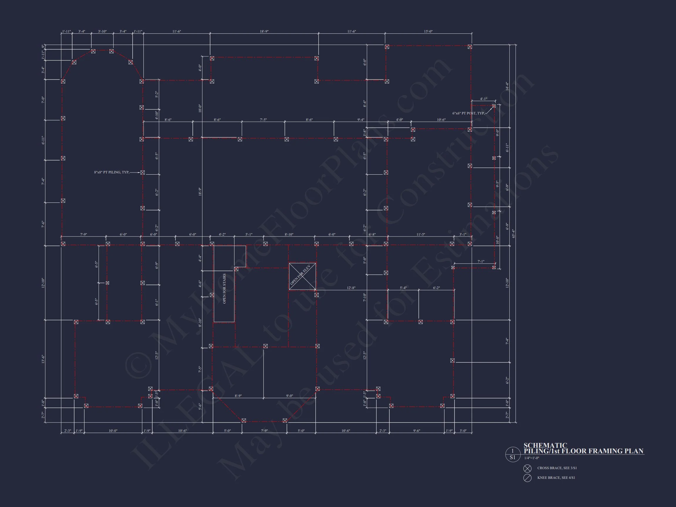 Spacious Coastal house Plan with Detailed Floor Plans & CAD Designs