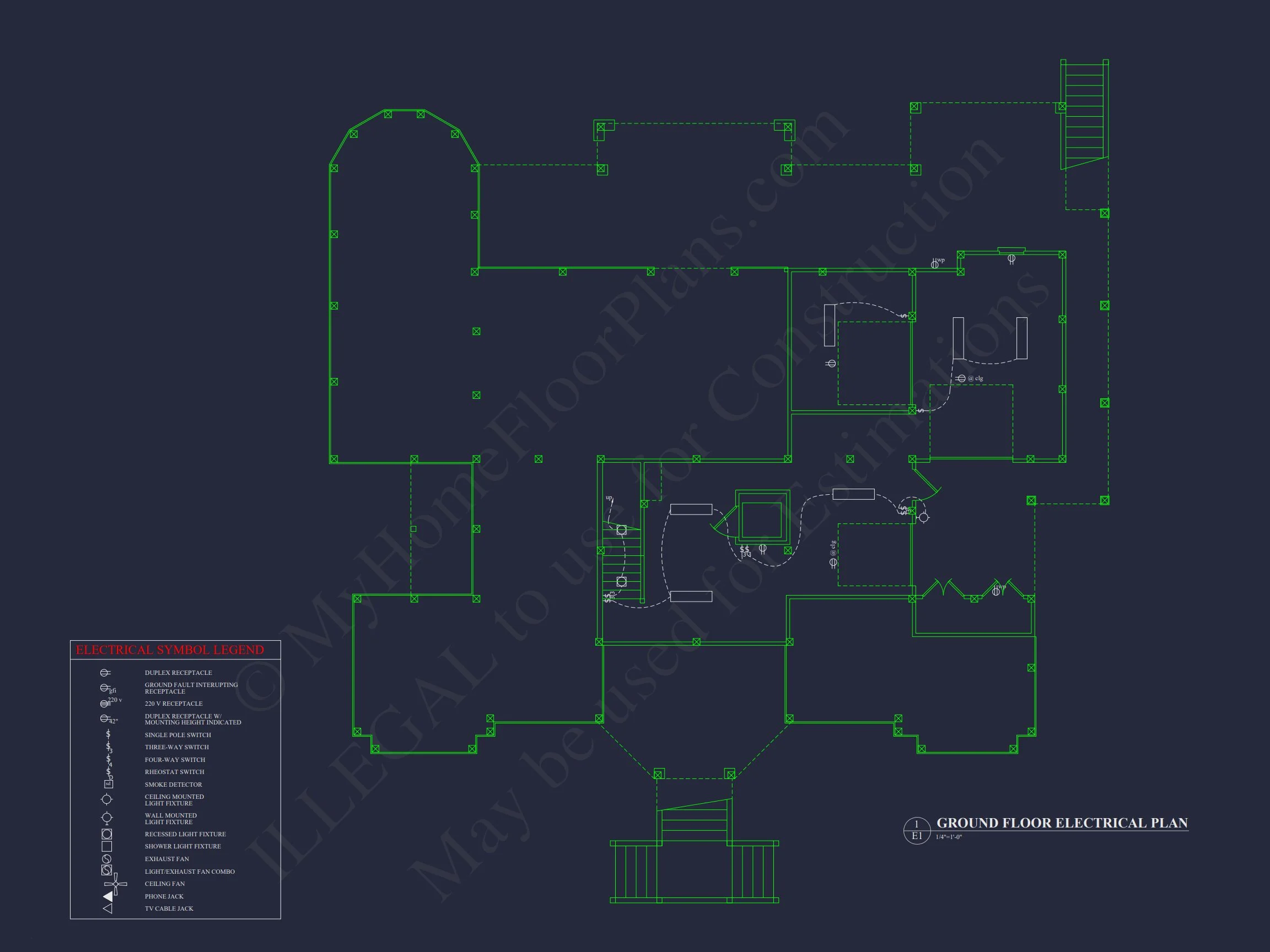Spacious Coastal house Plan with Detailed Floor Plans & CAD Designs