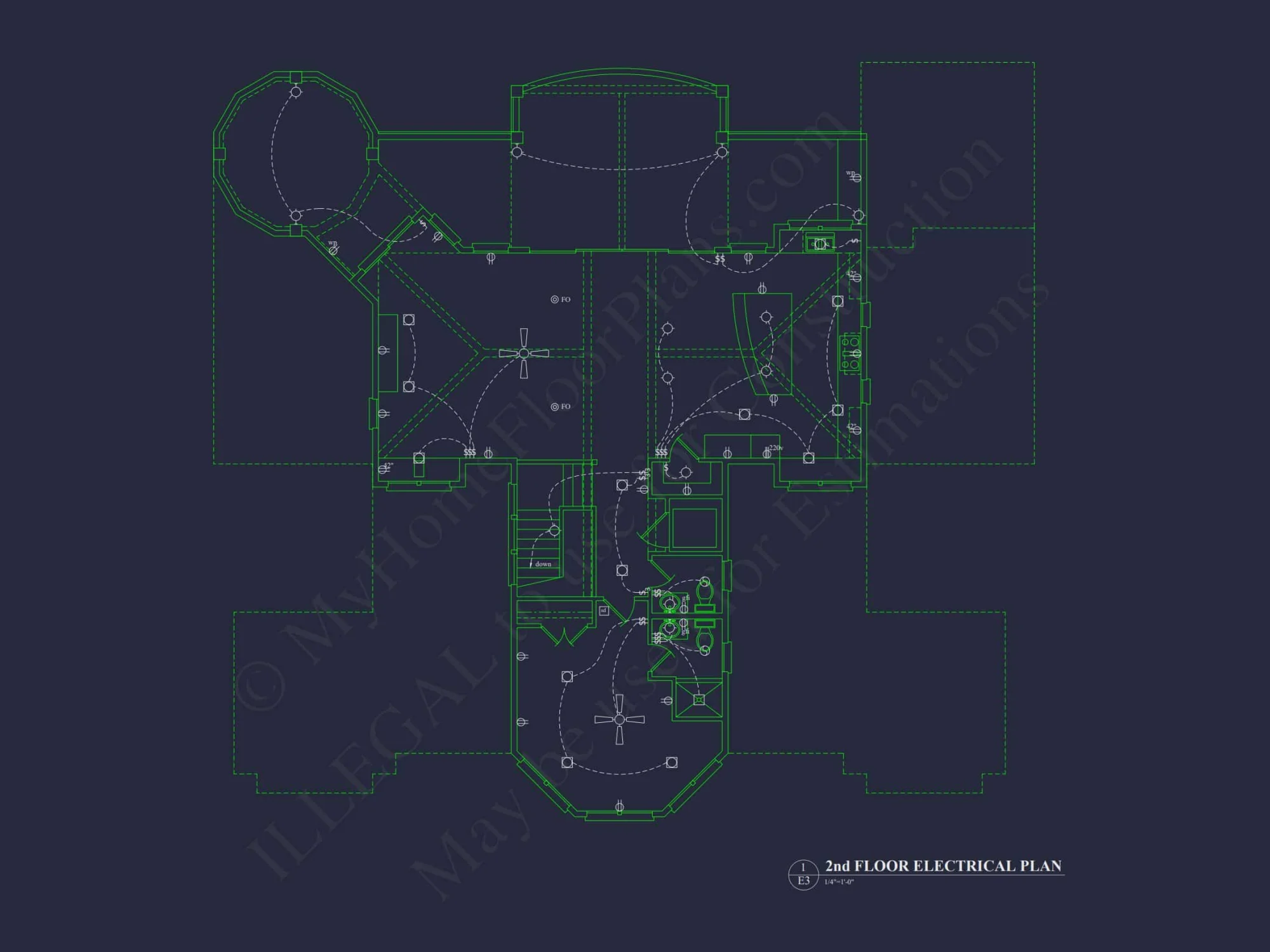 Spacious Coastal house Plan with Detailed Floor Plans & CAD Designs