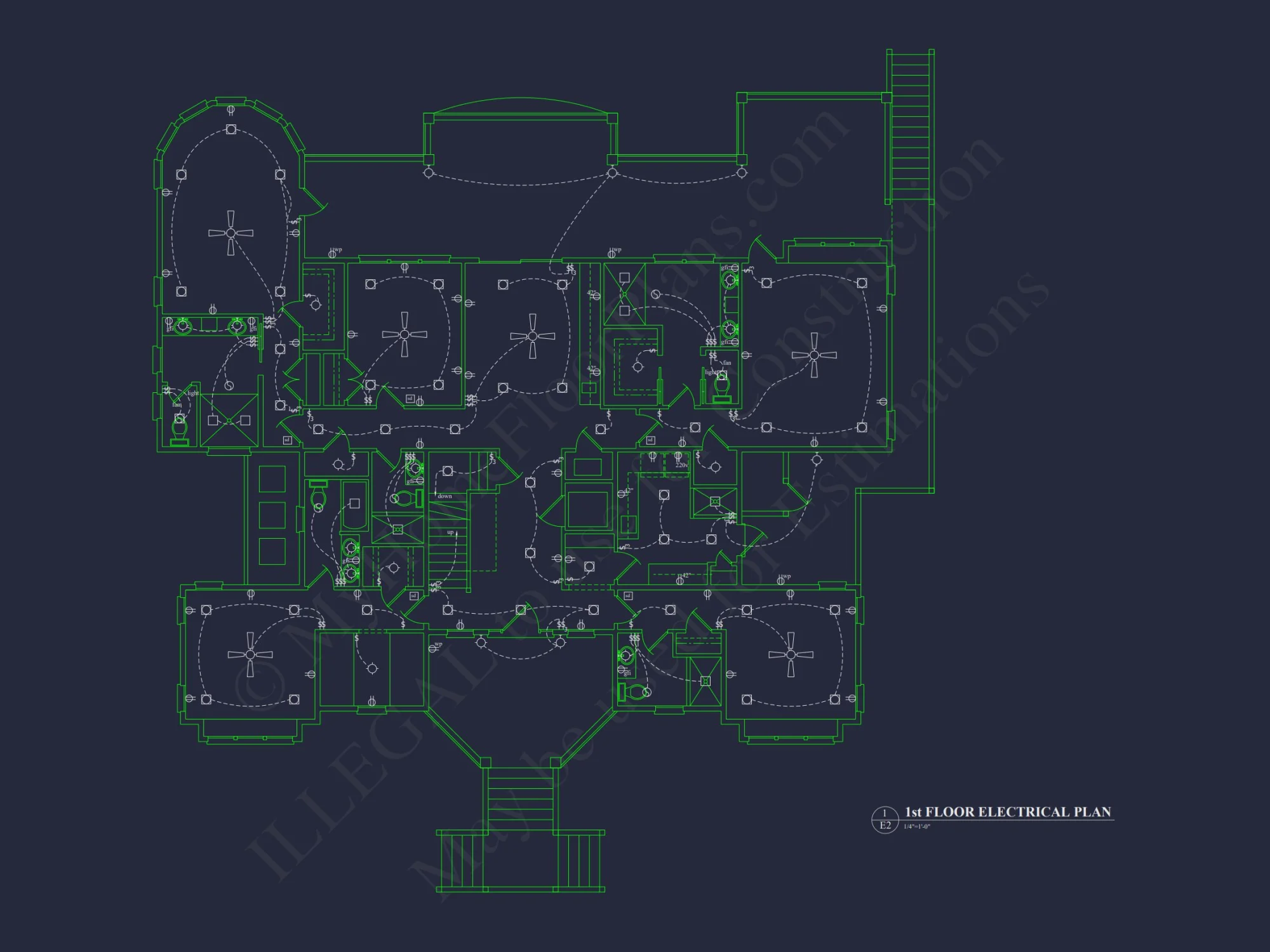 Spacious Coastal house Plan with Detailed Floor Plans & CAD Designs