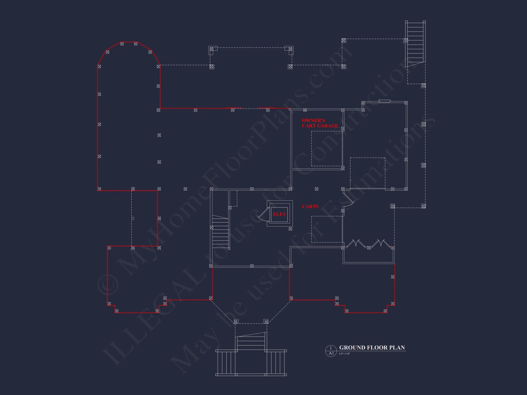 Spacious Coastal house Plan with Detailed Floor Plans & CAD Designs