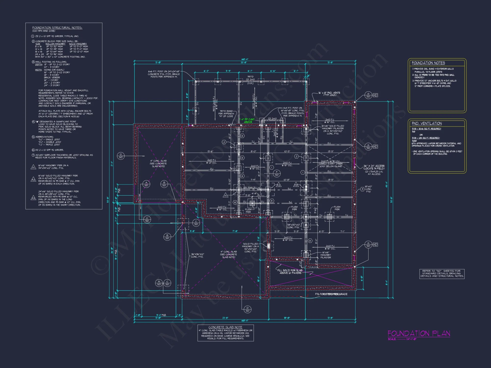 Craftsman house Plan with 3 Floors, 5 Beds, and CAD Designs