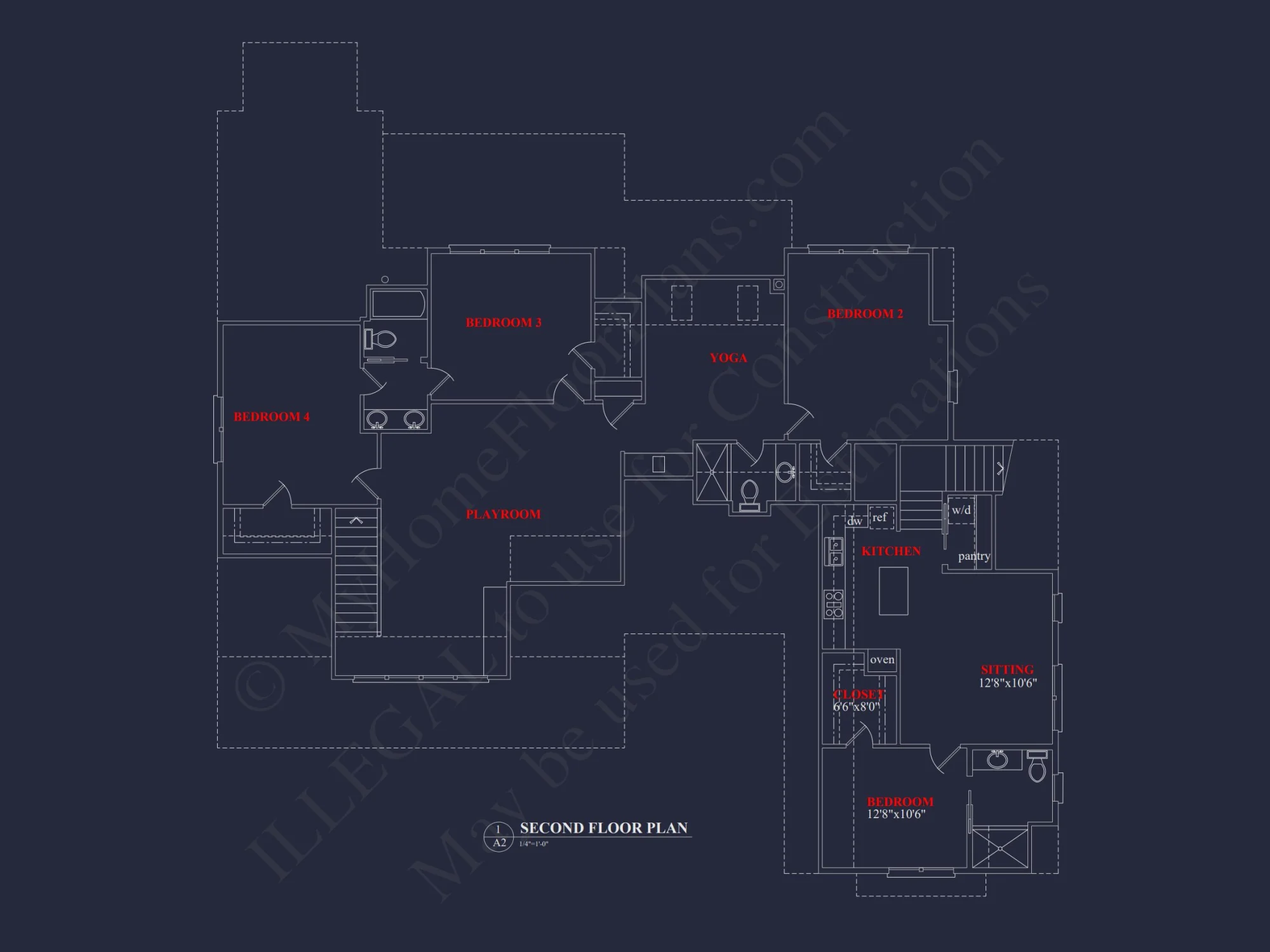 Elegant house Floor Plan with Architecture and CAD Designs