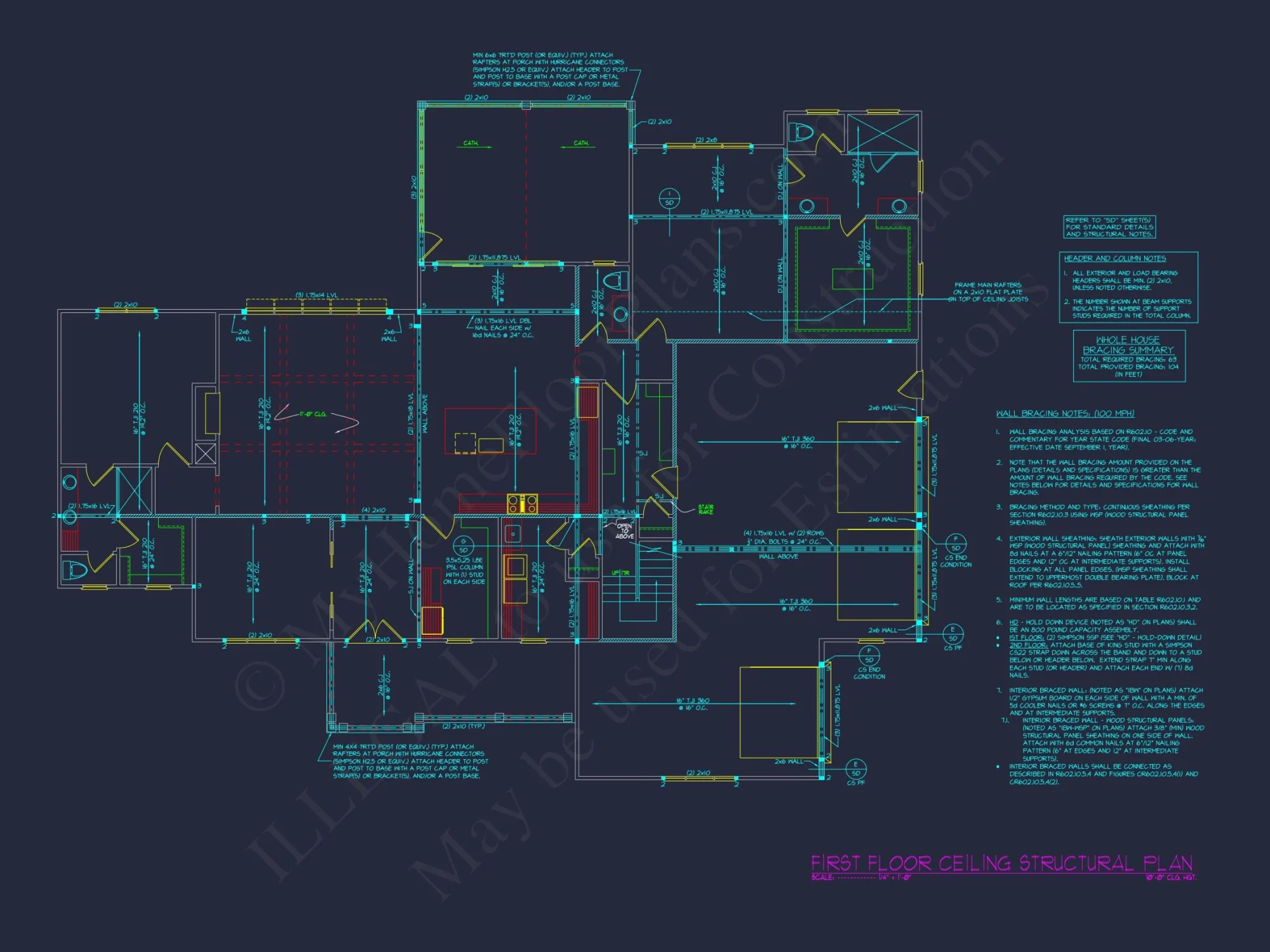 Elegant house Plan with Spacious Floor Design and CAD Blueprint