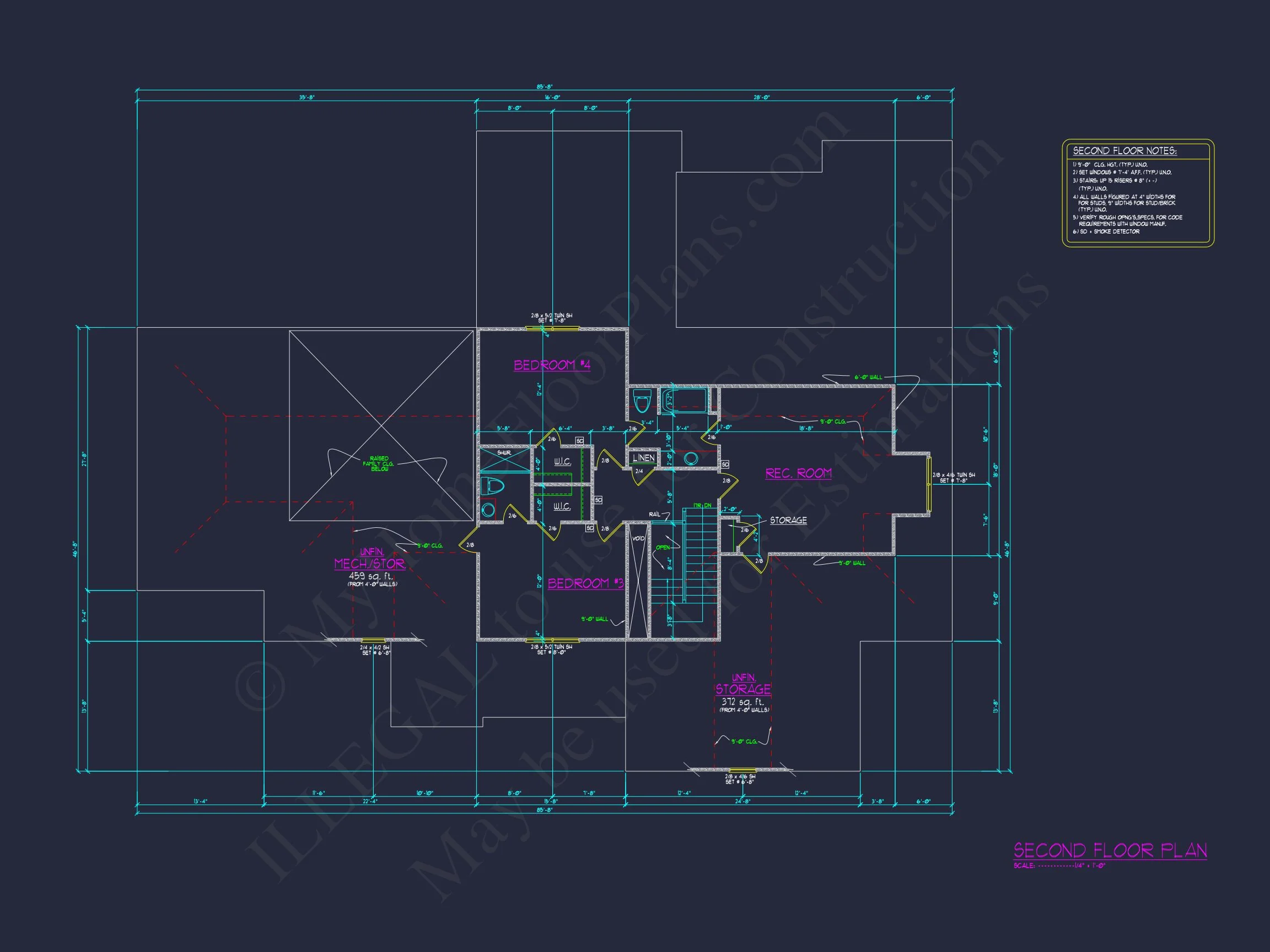 18-1578 HOUSE PLAN - Elegant House Plan with Spacious Floor Design and CAD Blueprint 47 Elegant house Plan with Spacious Floor Design and CAD Blueprint