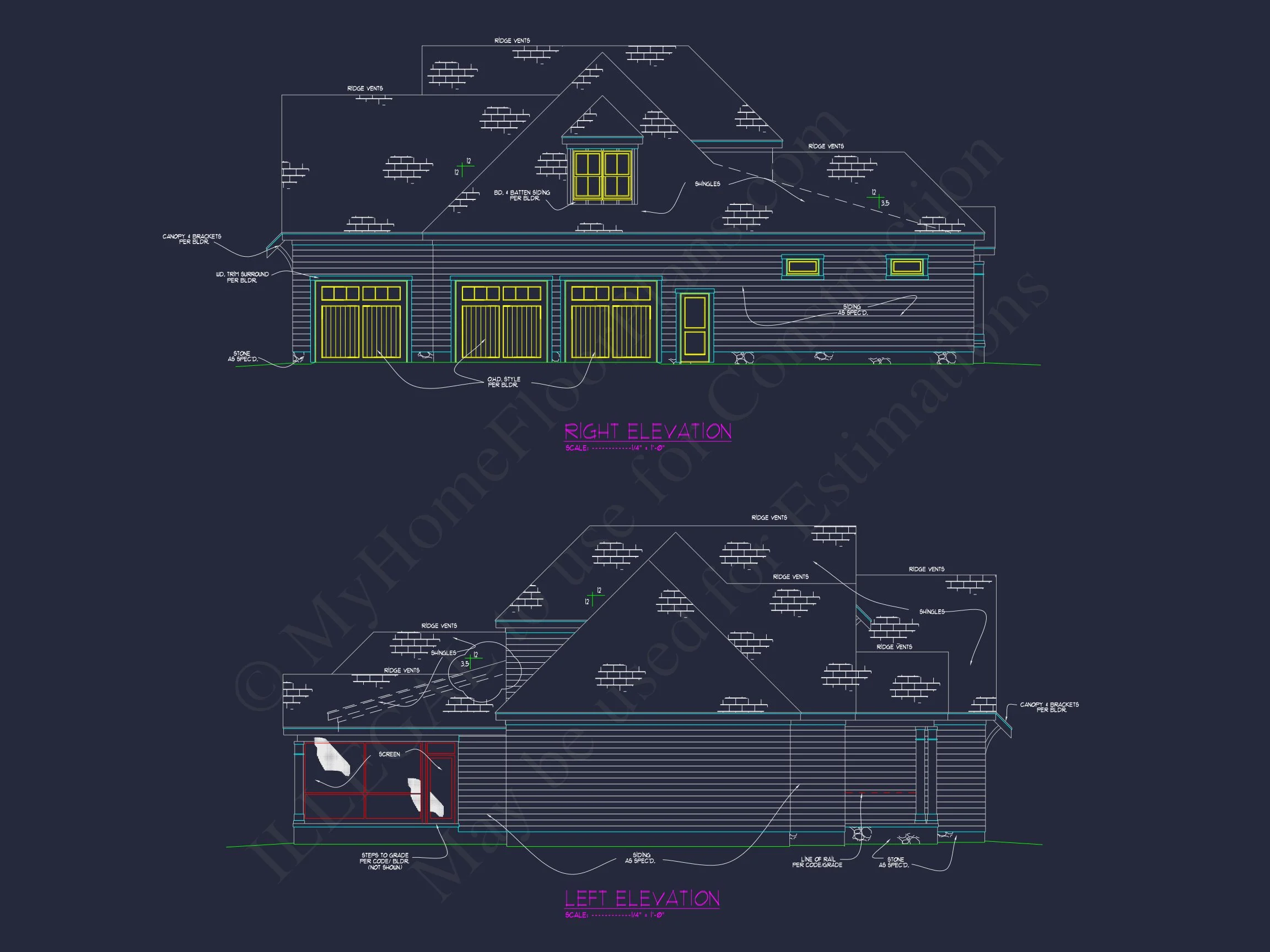 18-1578 HOUSE PLAN - Elegant House Plan with Spacious Floor Design and CAD Blueprint 43 Elegant house Plan with Spacious Floor Design and CAD Blueprint