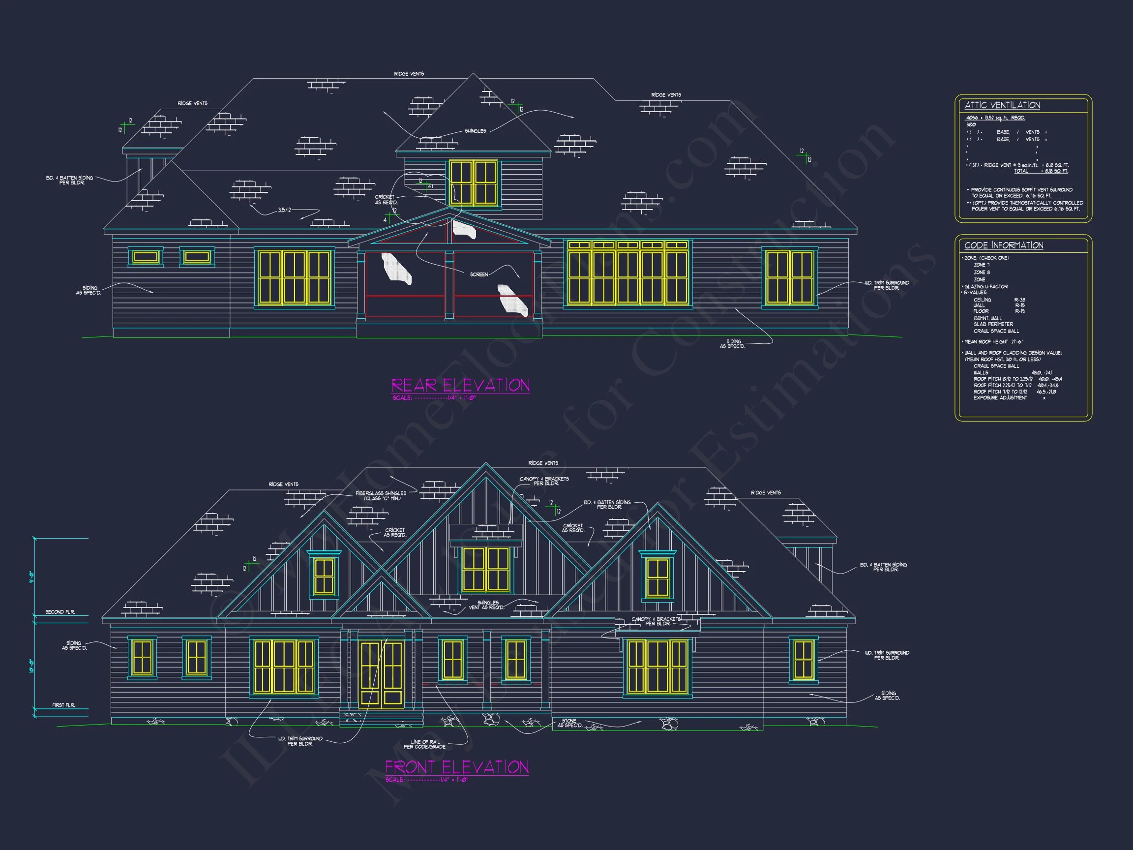 18-1578 HOUSE PLAN - Elegant House Plan with Spacious Floor Design and CAD Blueprint 42 Elegant house Plan with Spacious Floor Design and CAD Blueprint