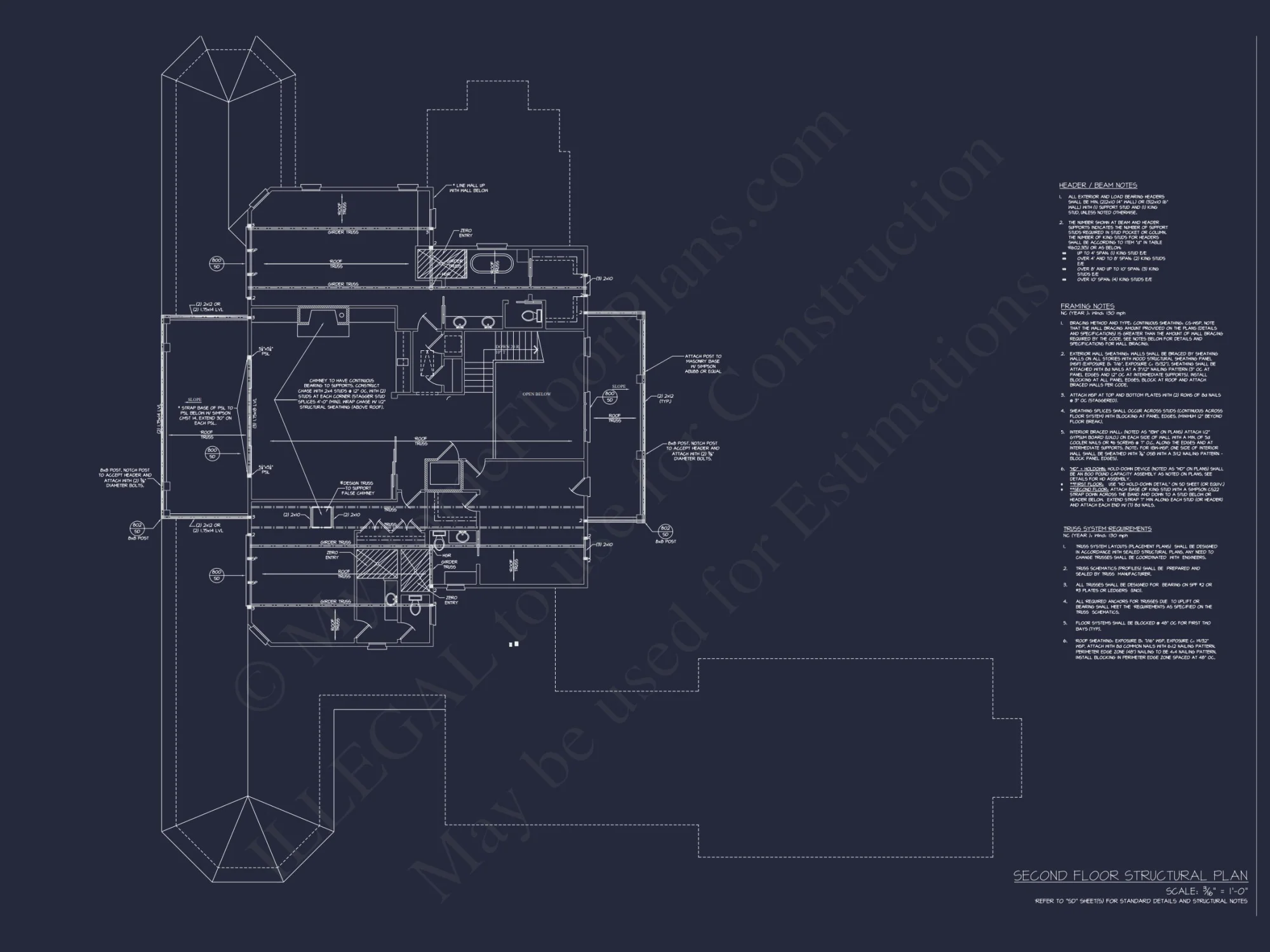 Luxury house Plan with 5 Bedrooms, 2 Floors, and Modern Designs