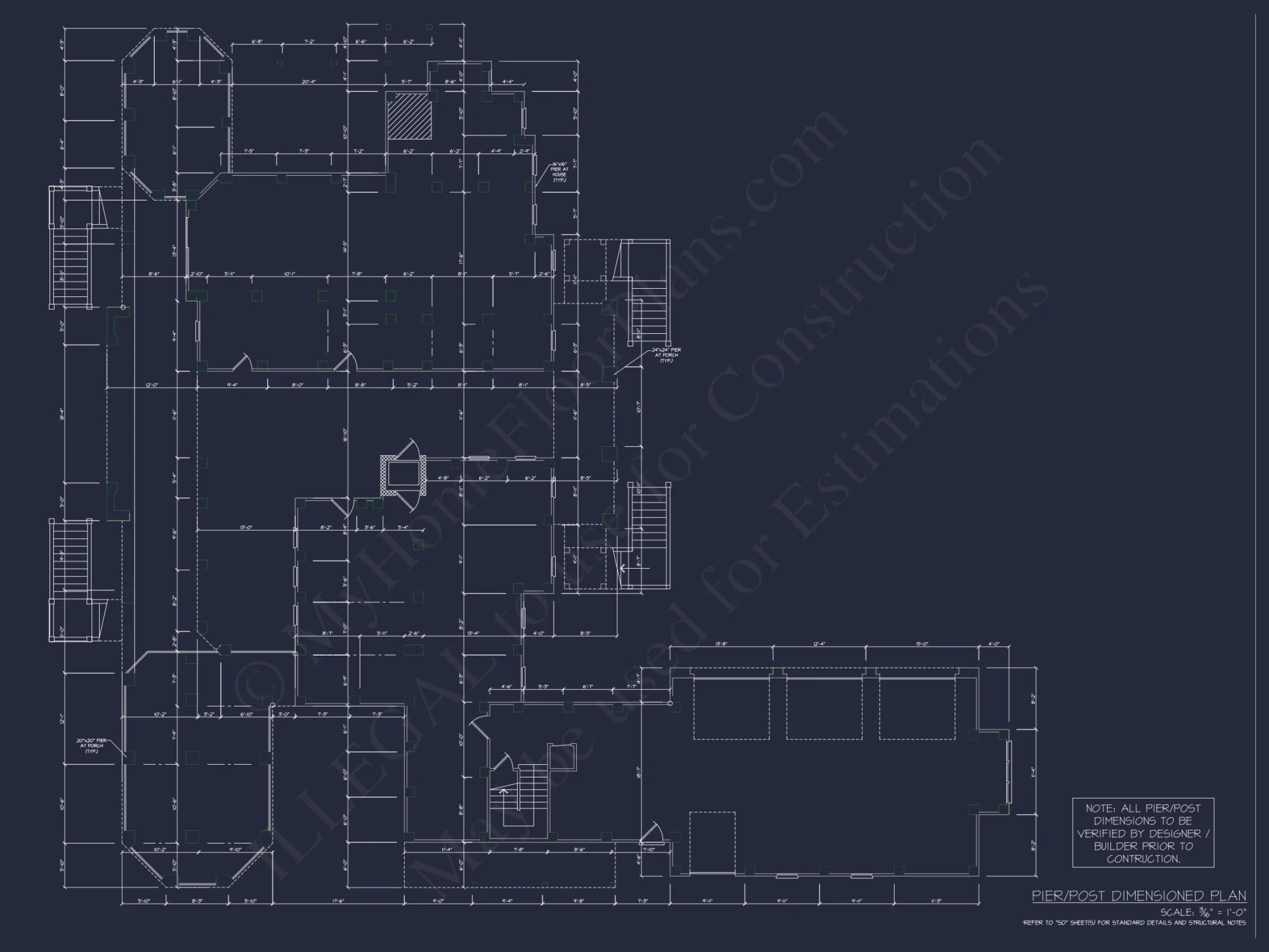 Luxury house Plan with 5 Bedrooms, 2 Floors, and Modern Designs