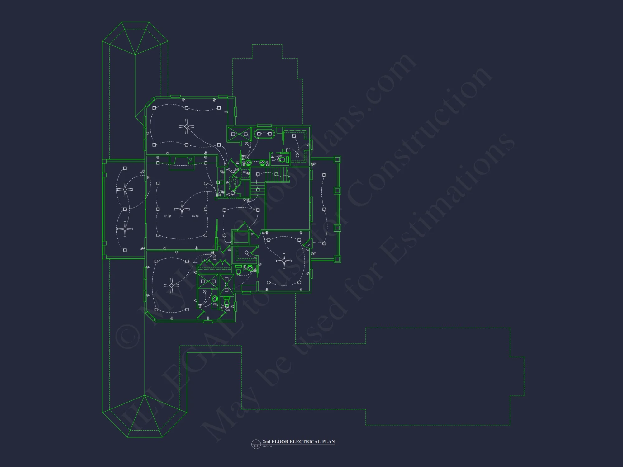 Luxury house Plan with 5 Bedrooms, 2 Floors, and Modern Designs