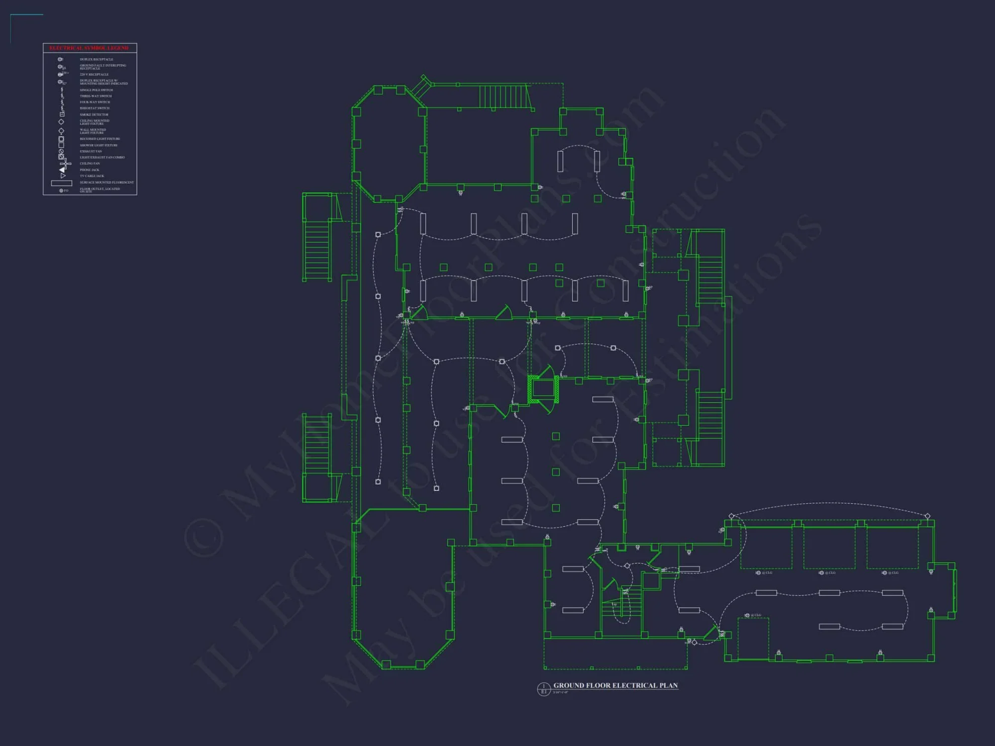 Luxury house Plan with 5 Bedrooms, 2 Floors, and Modern Designs