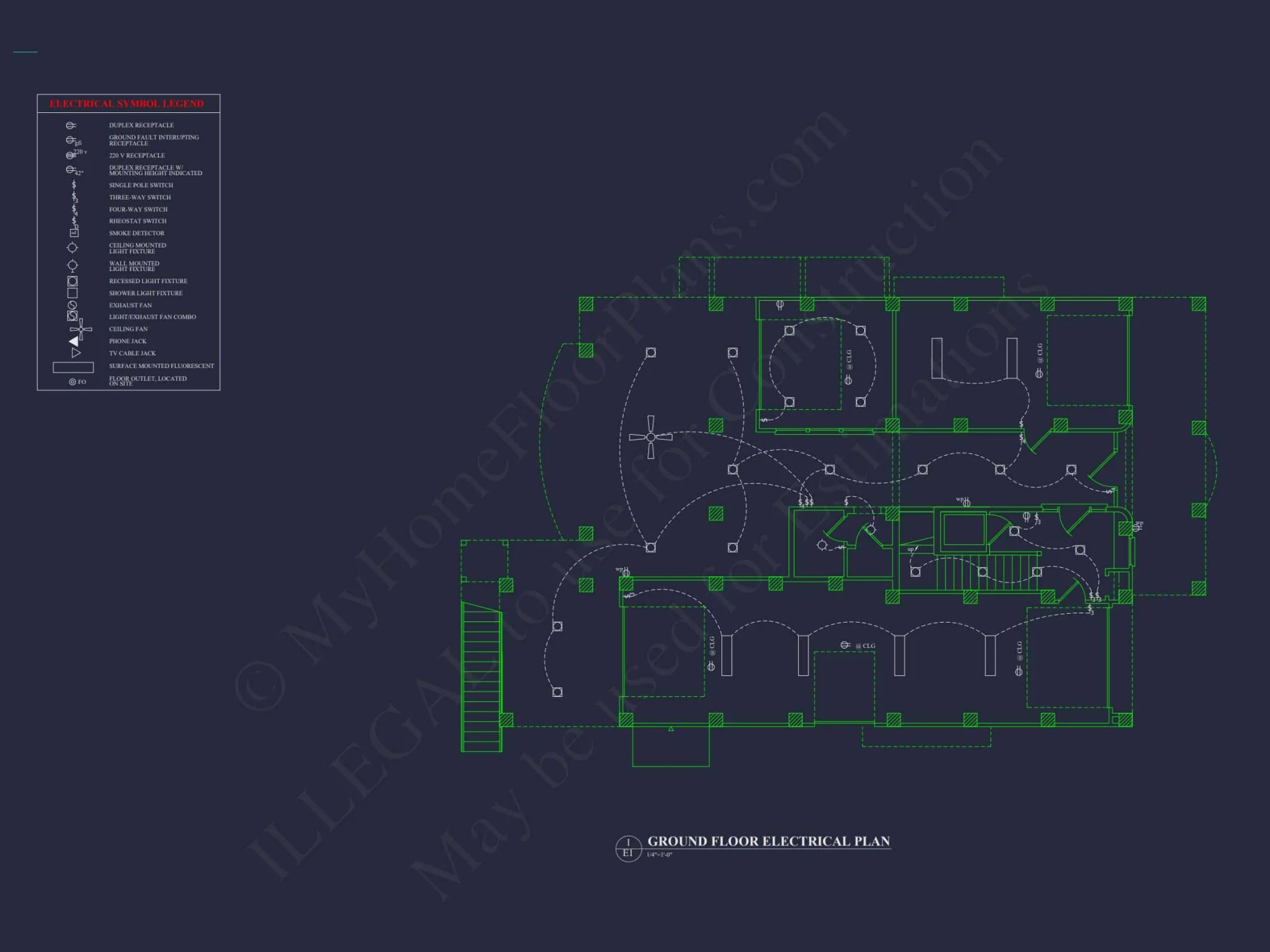 Modern Coastal house Plan: 3 Floors, 4 Beds, 5+ Baths