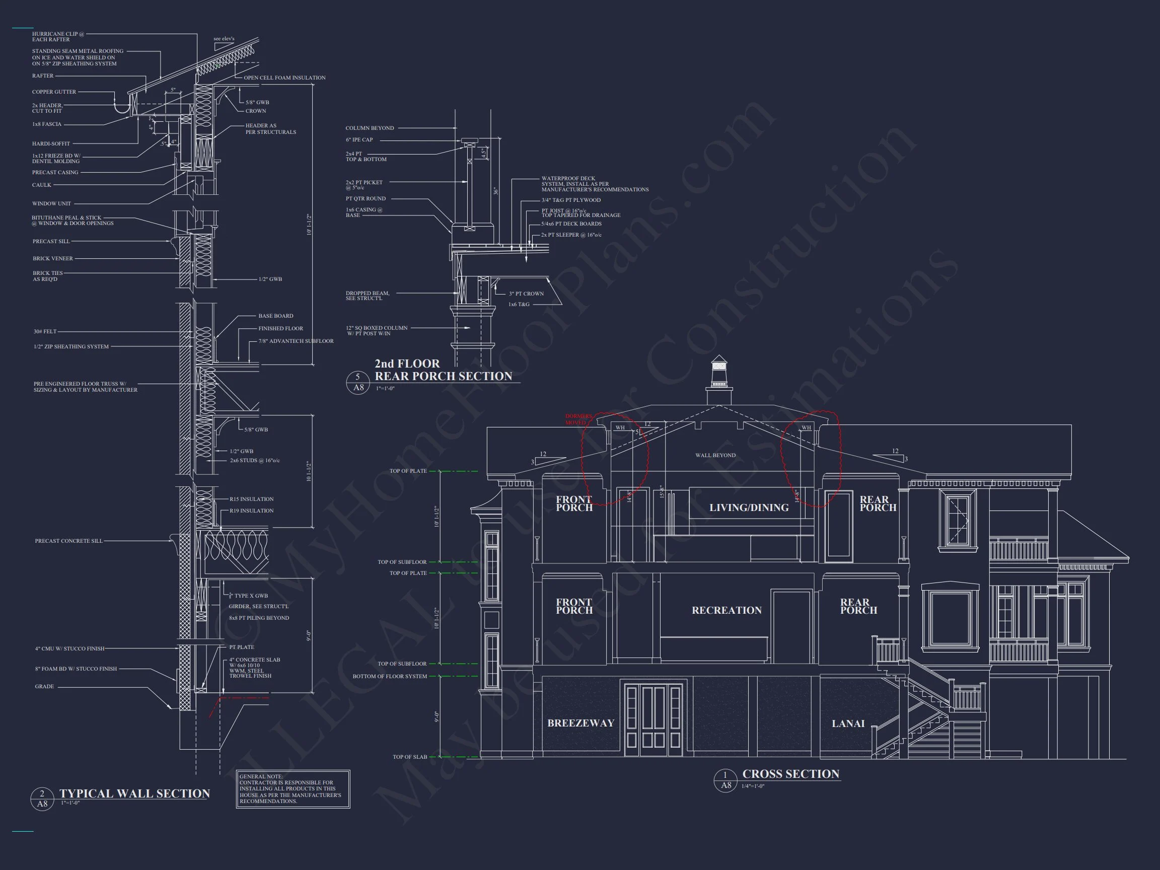 Luxury house Plan with Detailed Floor Plan, CAD Designs, and Blueprints