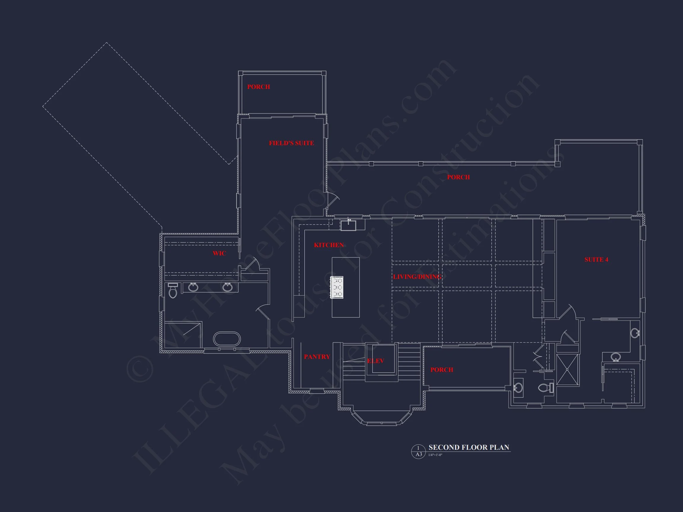 Luxury house Plan with Detailed Floor Plan, CAD Designs, and Blueprints