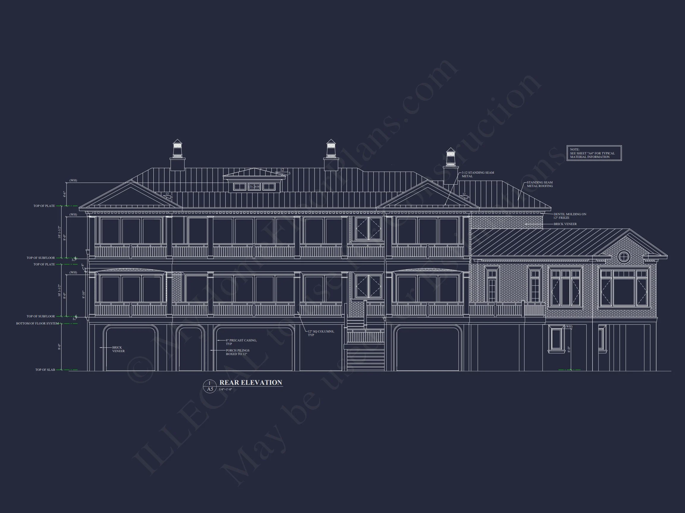 Luxury house Plan with Detailed Floor Plan, CAD Designs, and Blueprints