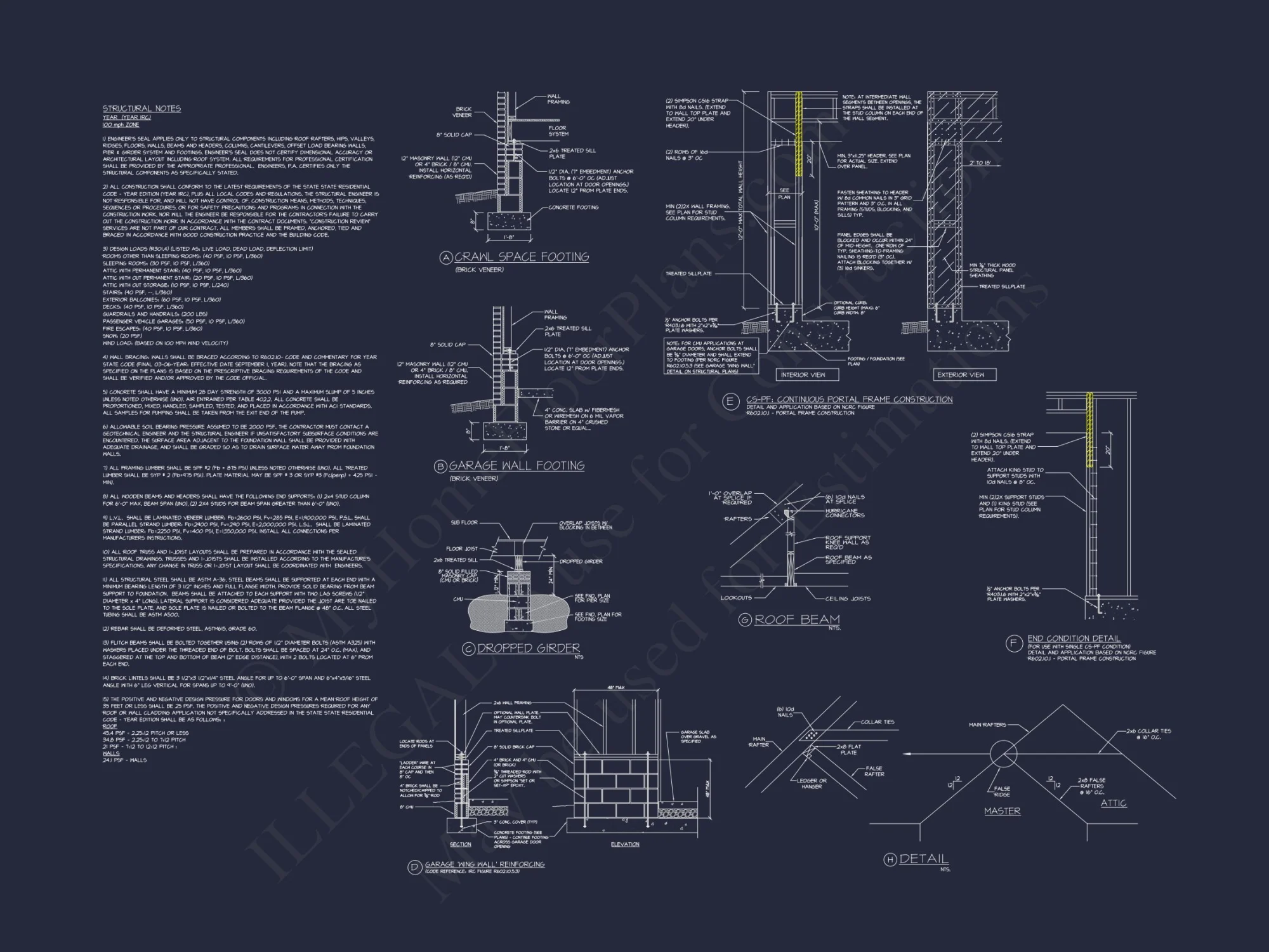Modern Farmhouse house Plan - 2.5 Stories with 4 Bedrooms