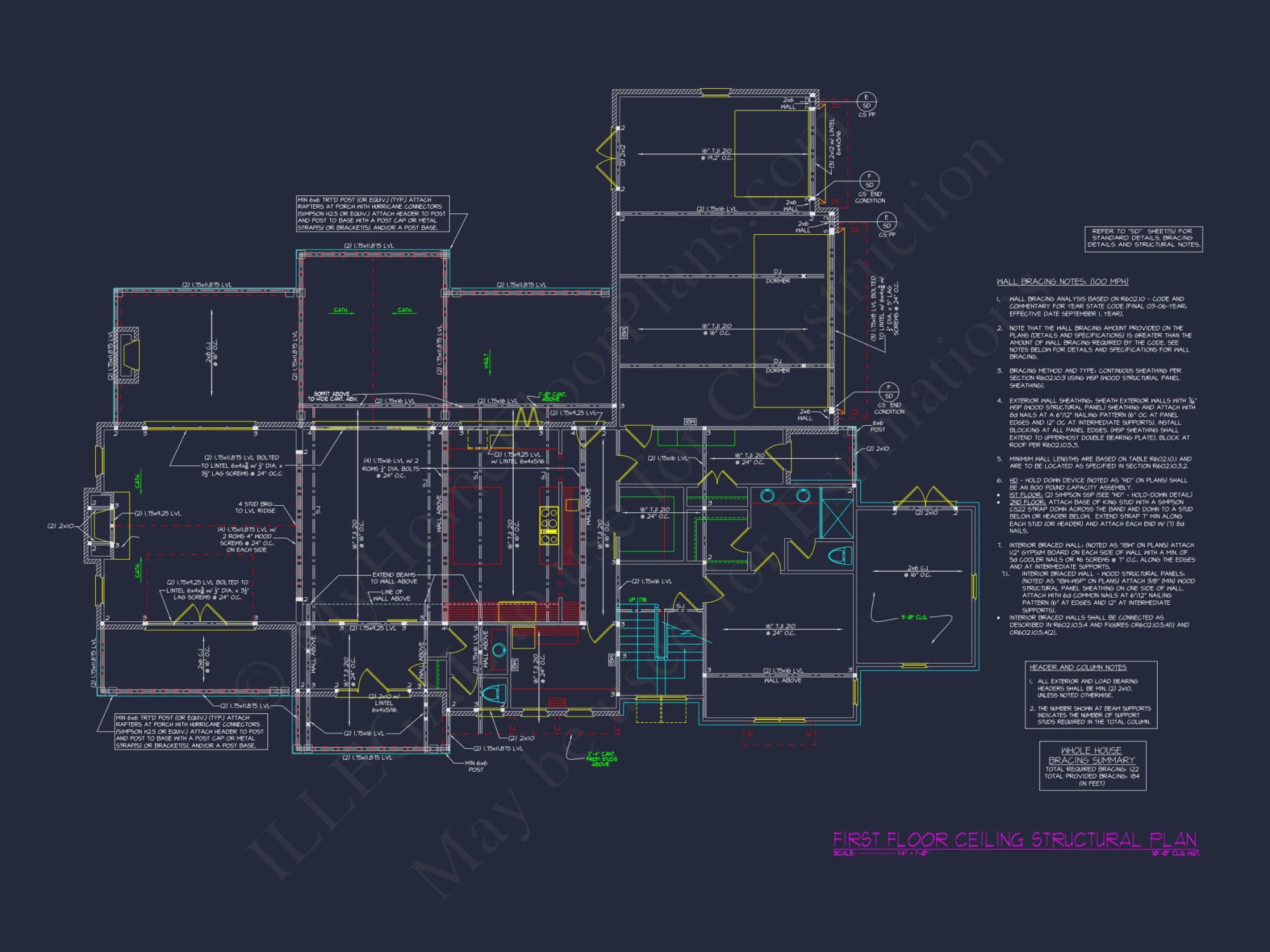 Modern Farmhouse house Plan - 2.5 Stories with 4 Bedrooms