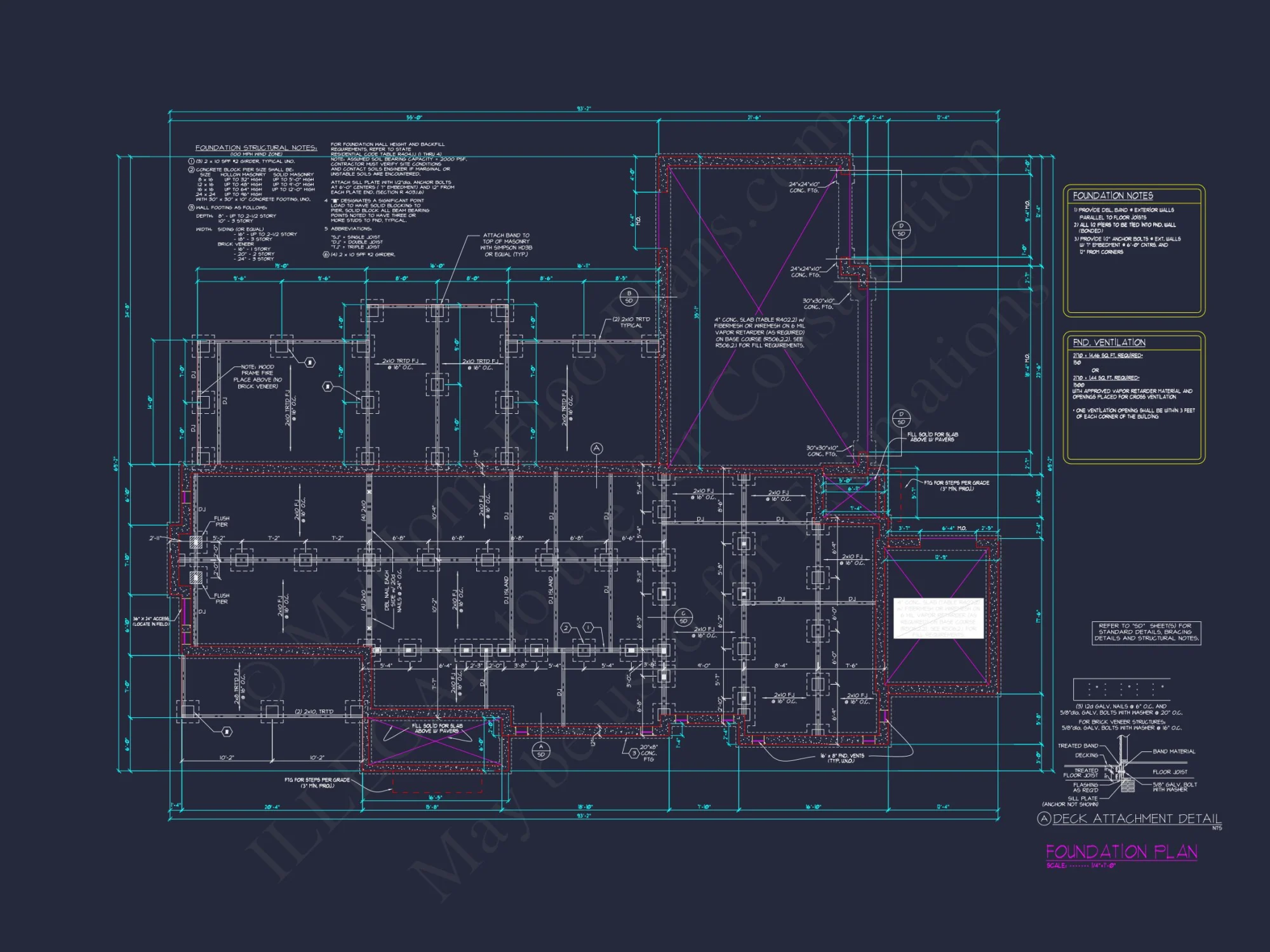 Modern Farmhouse house Plan - 2.5 Stories with 4 Bedrooms