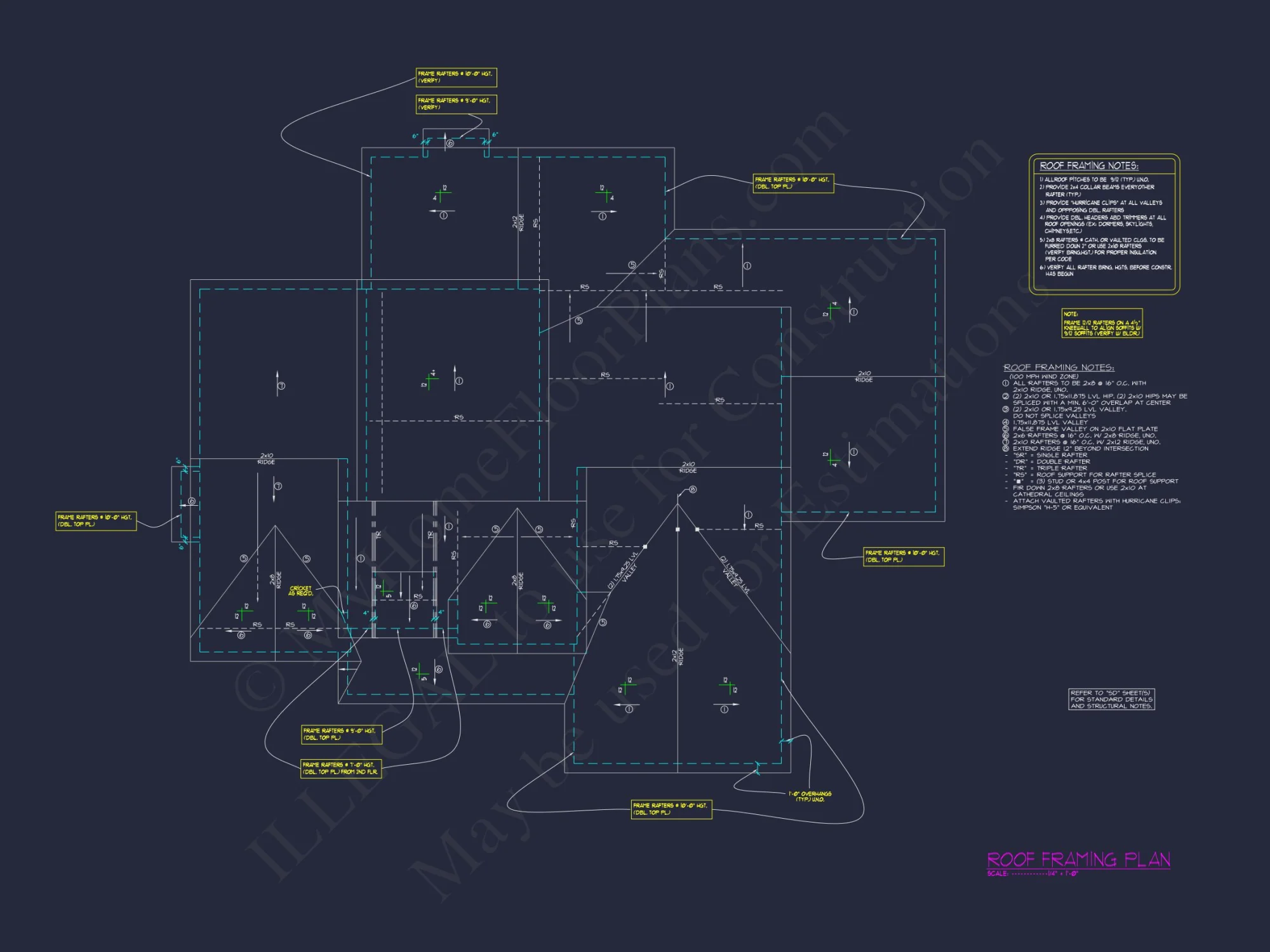 Elegant house Floor Plan with 4 Beds, 5 Baths, & CAD Designs