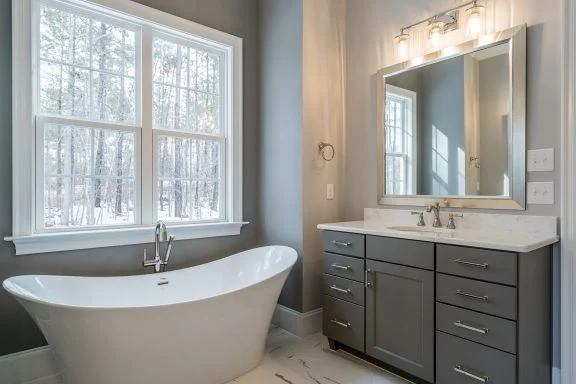 Elegant house Floor Plan with 4 Beds, 5 Baths, & CAD Designs