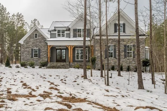 Elegant house Floor Plan with 4 Beds, 5 Baths, & CAD Designs