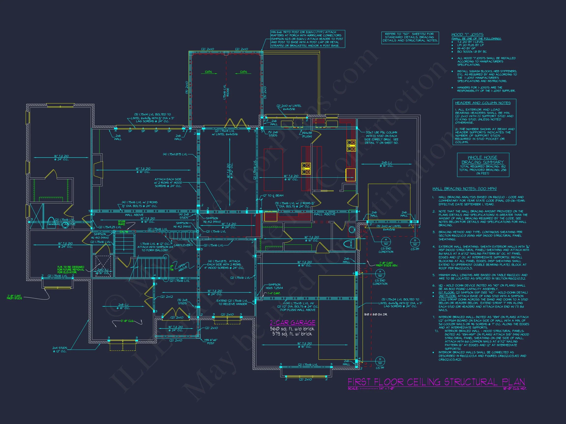 Spacious Luxury house Plan with CAD Architecture and Designs