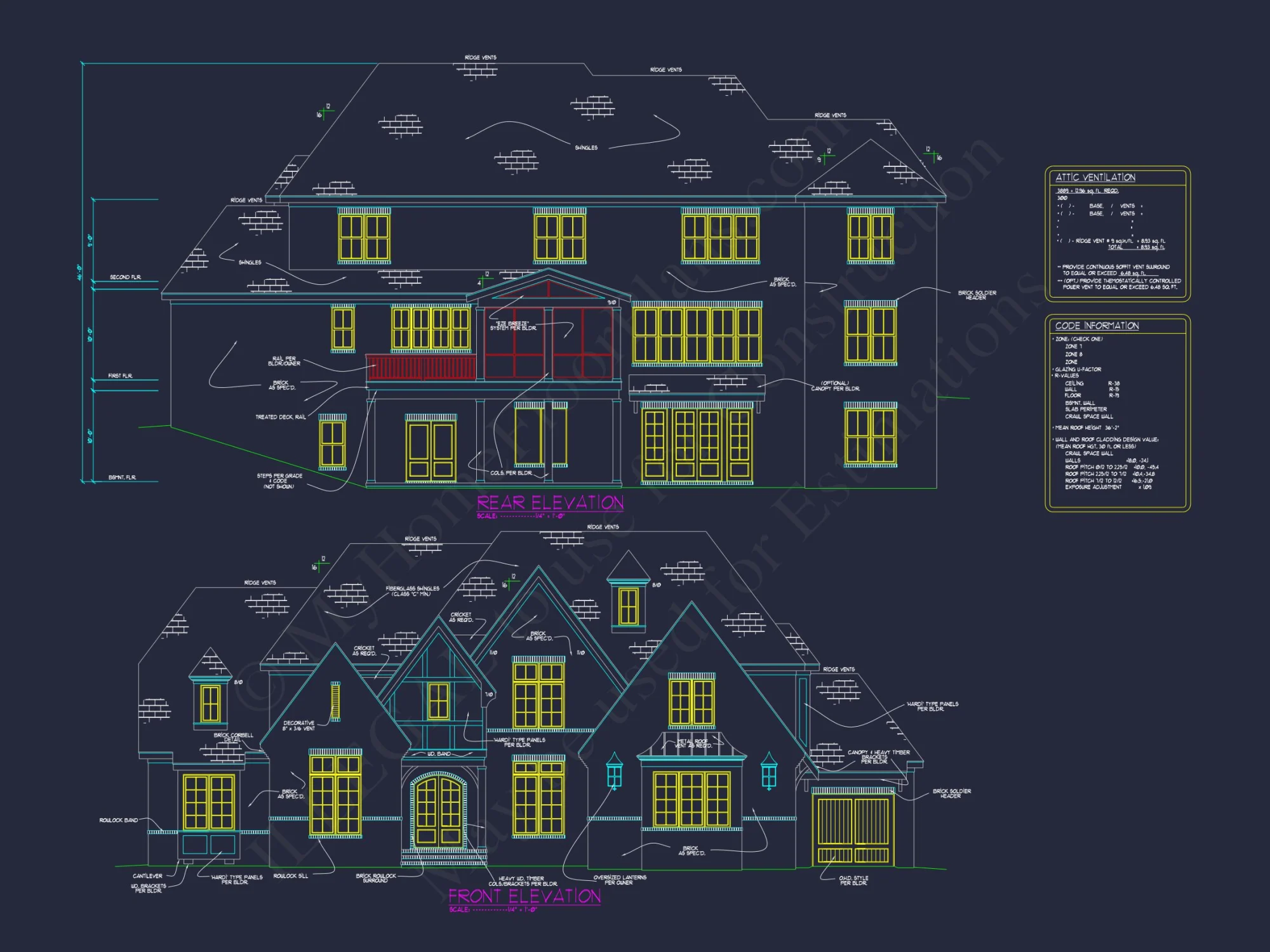 Spacious Luxury house Plan with CAD Architecture and Designs